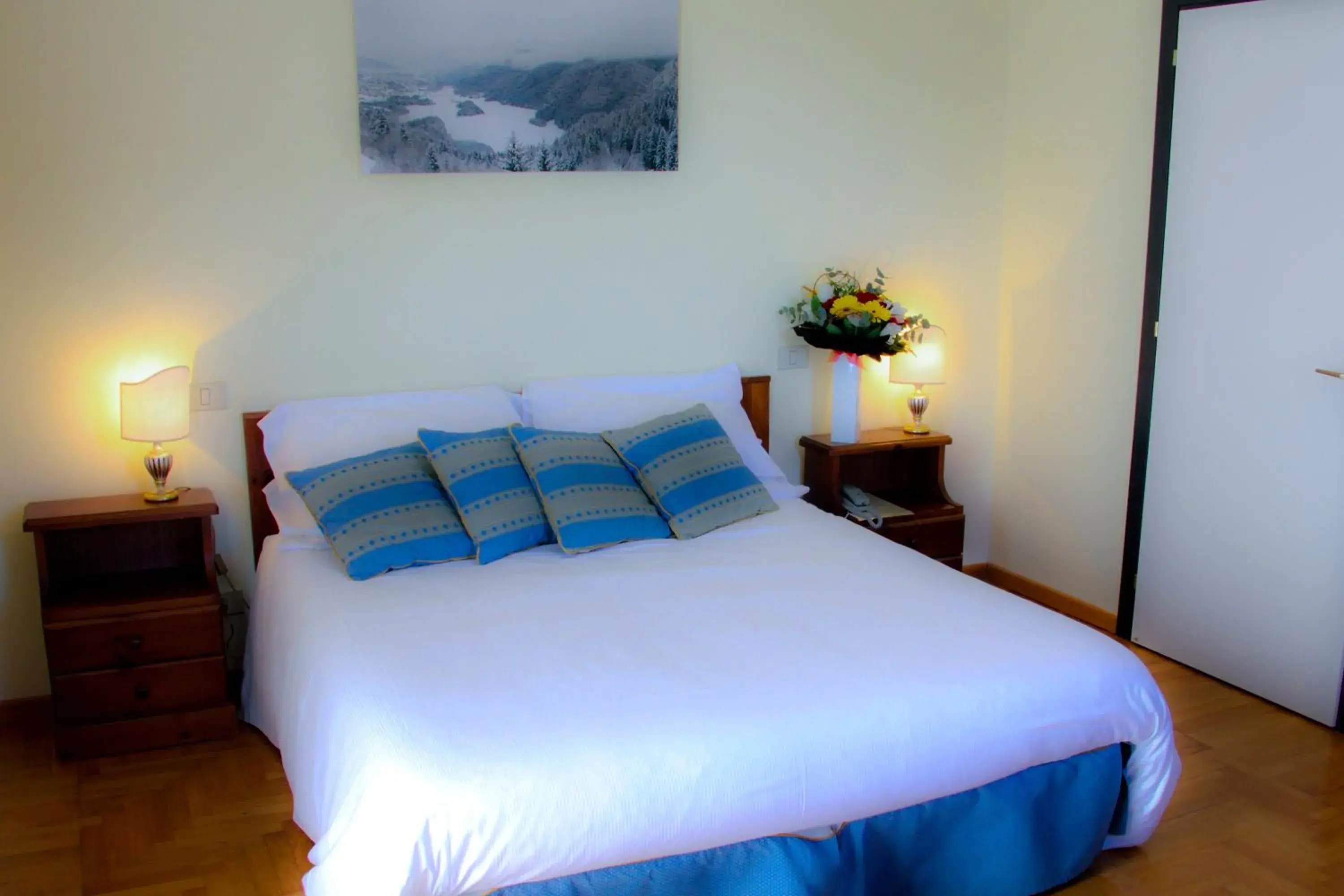Bed in Hotel Belvedere Dolomiti