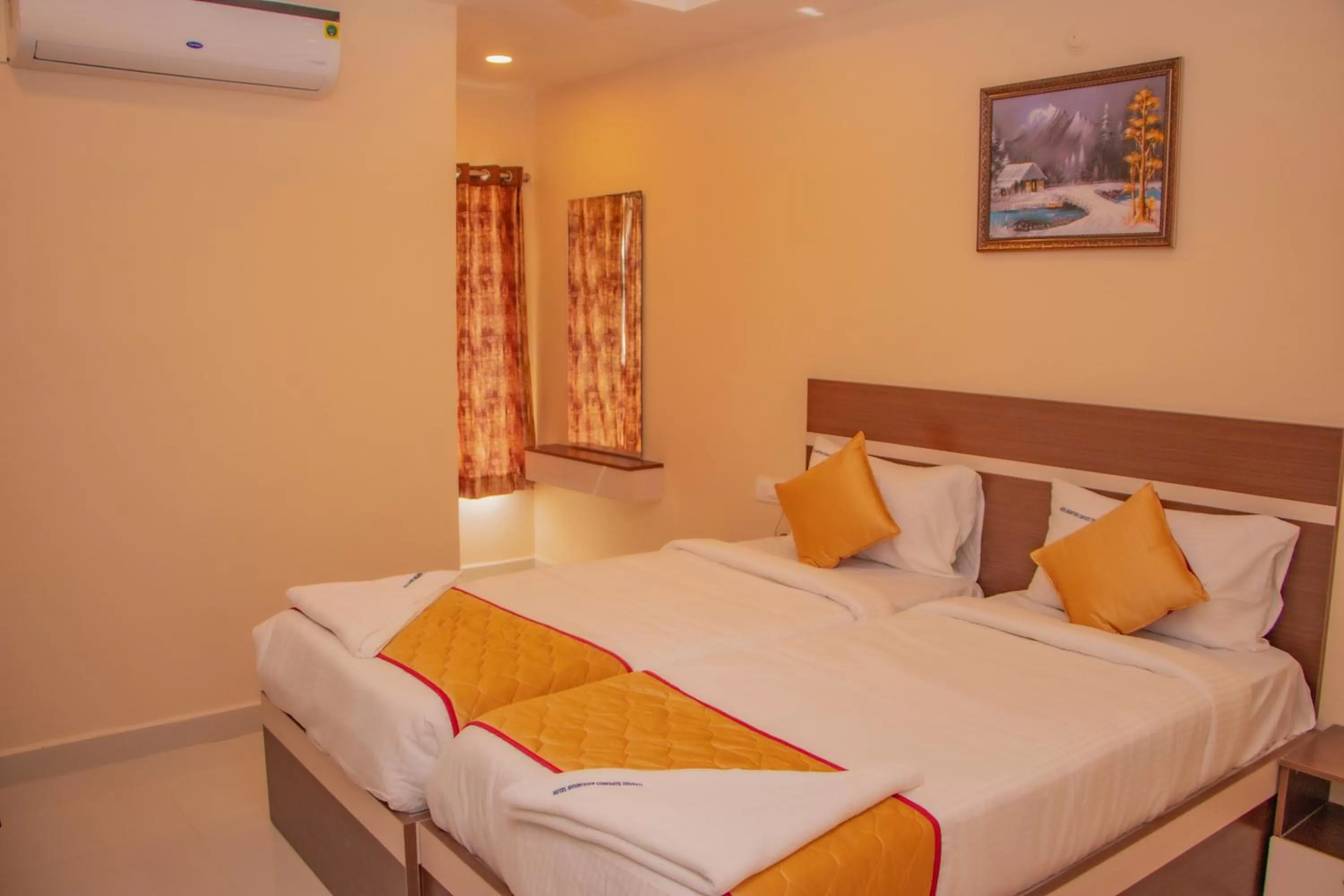 Bed in Hotel Mountview Comforts