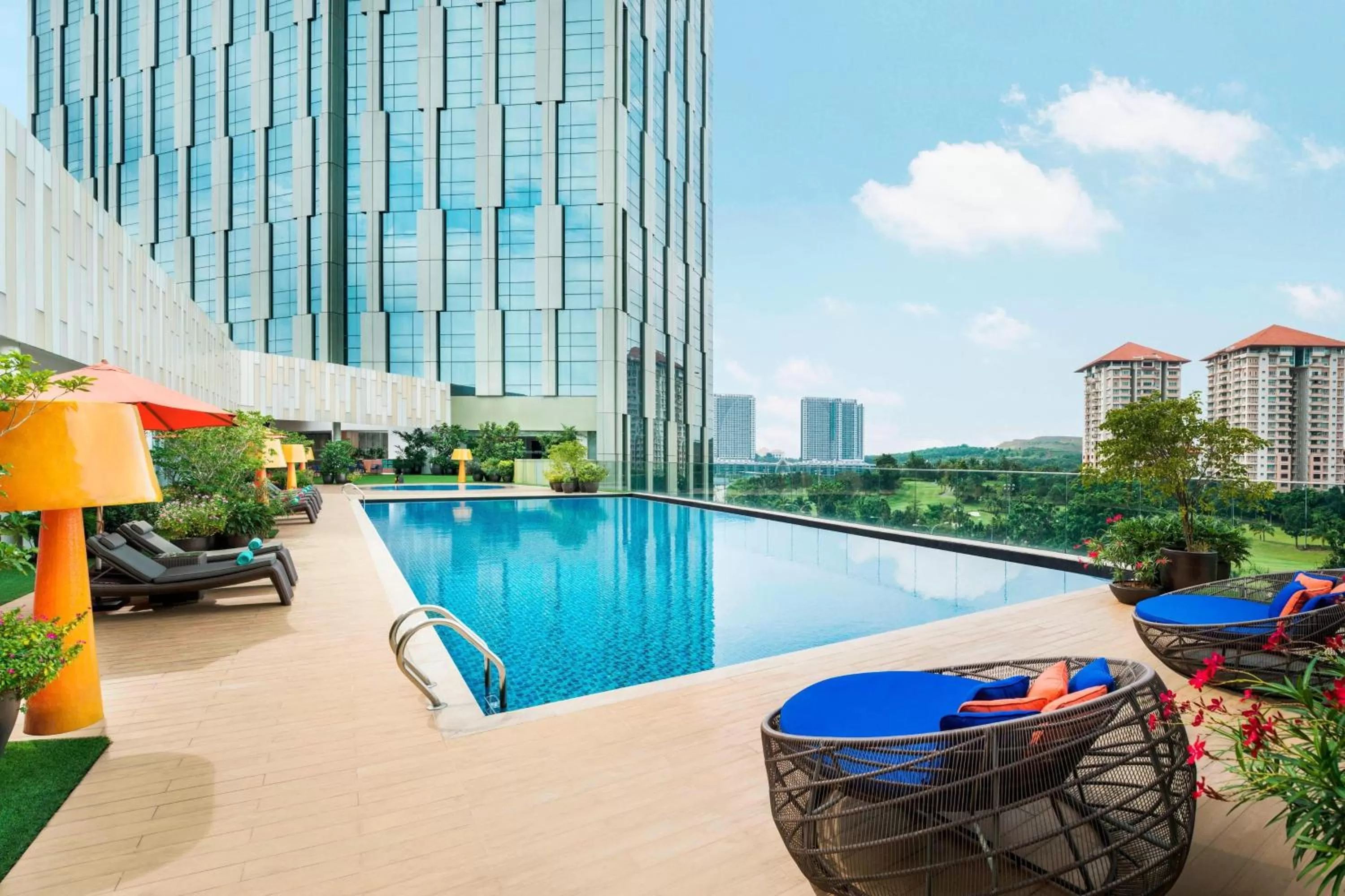Swimming pool in Le Meridien Putrajaya
