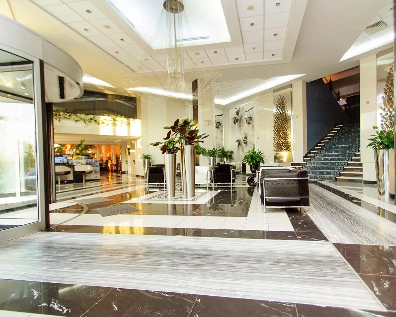 Lobby or reception in Continental Forum Sibiu