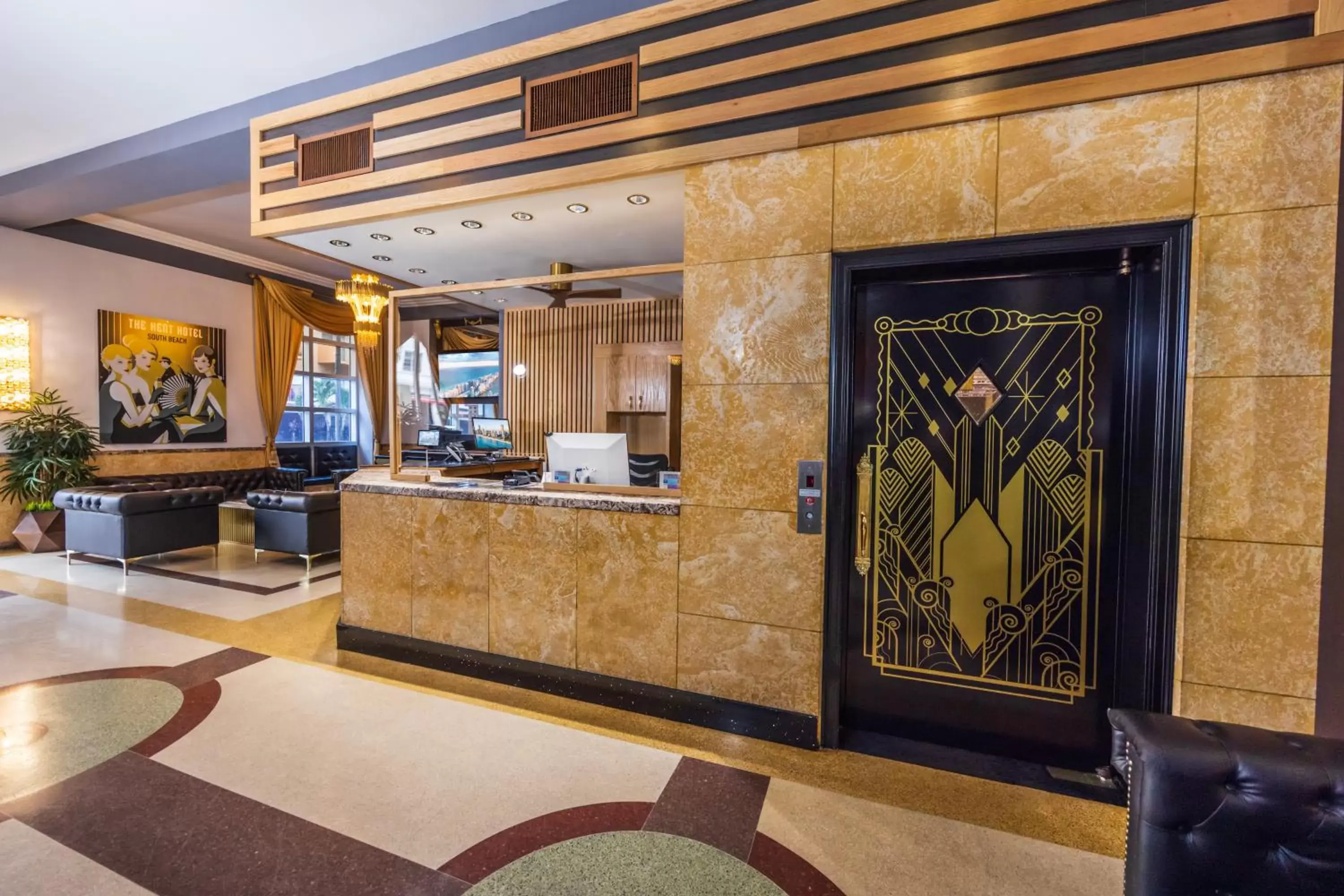 elevator, Lobby/Reception in Kent Hotel