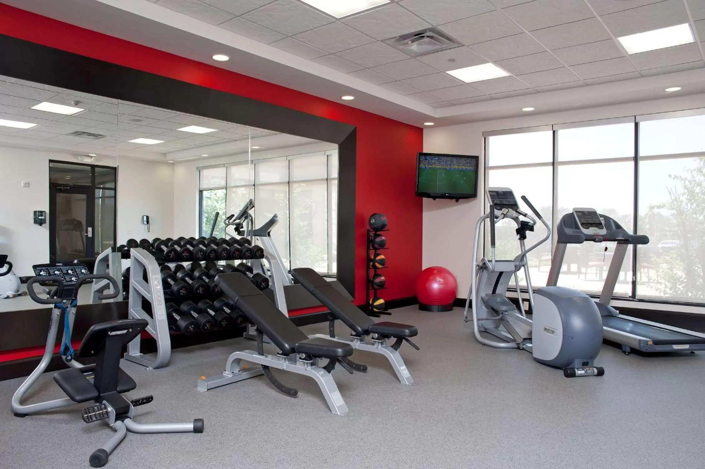 Fitness centre/facilities in Hilton Garden Inn Ft Worth Alliance Airport