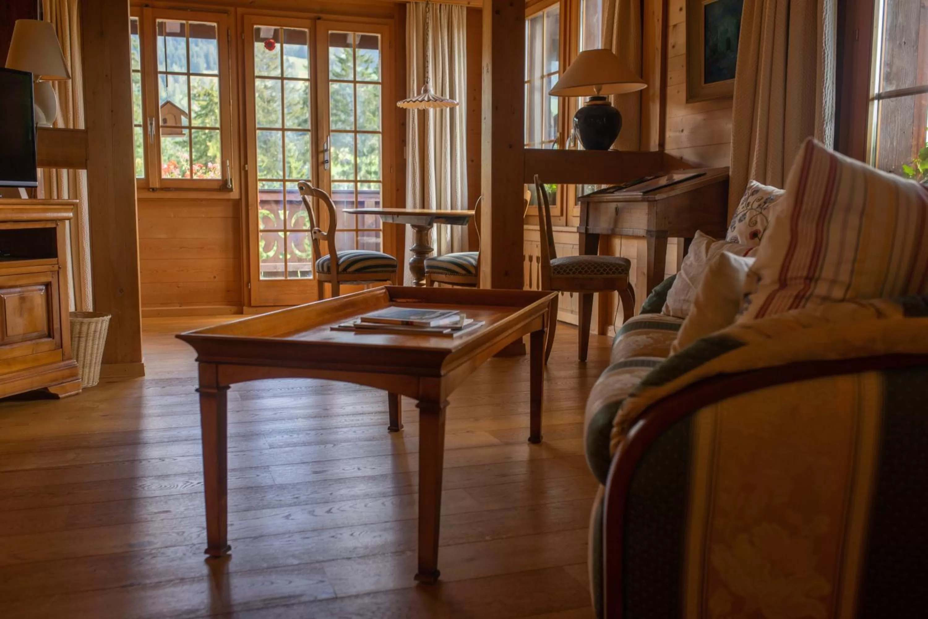 Seating area in Hotel Alpenrose mit Gourmet-Restaurant Azalée