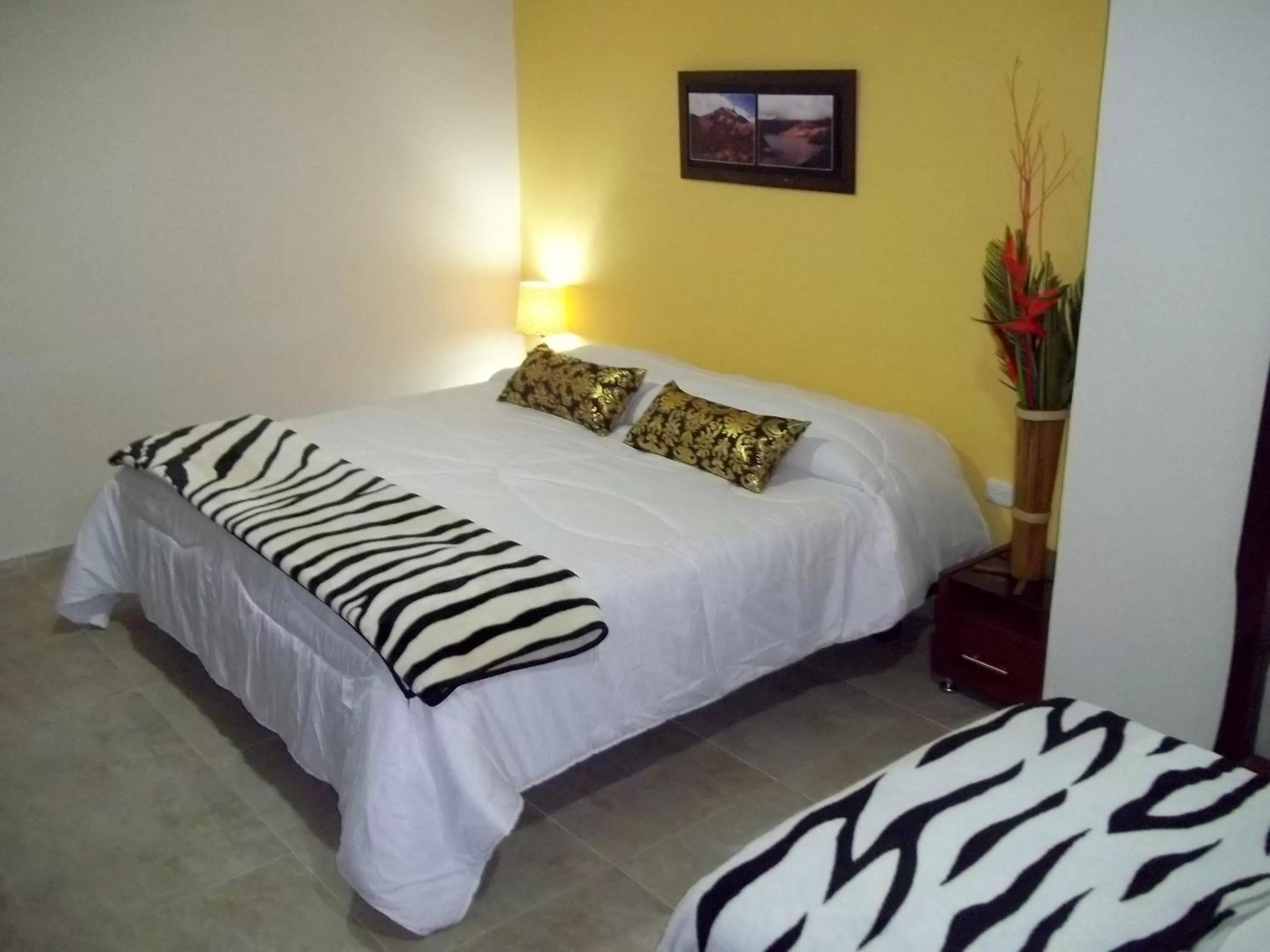 Bed in Cabañas Las Bifloras