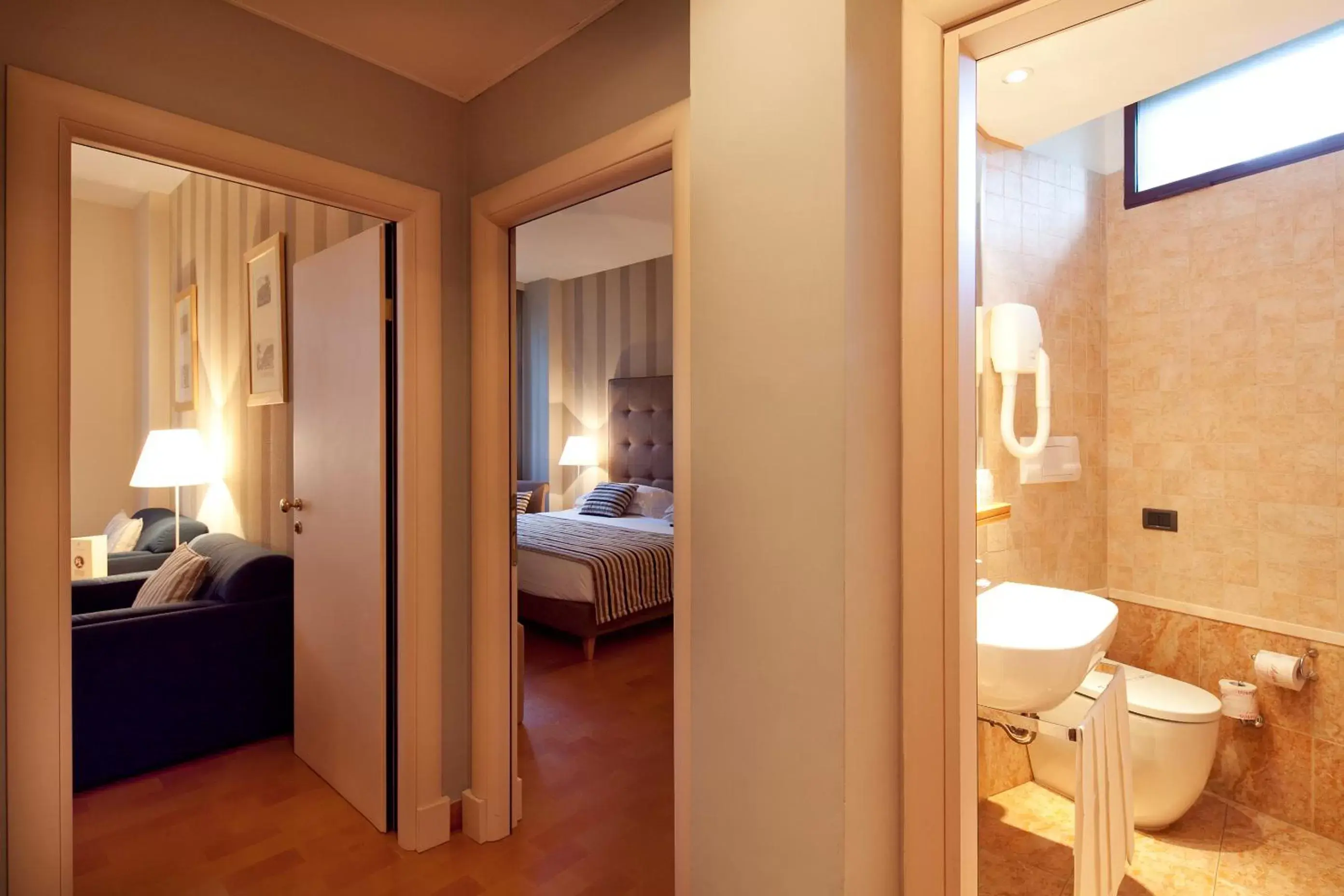 Photo of the whole room, Bathroom in Hotel dei Duchi