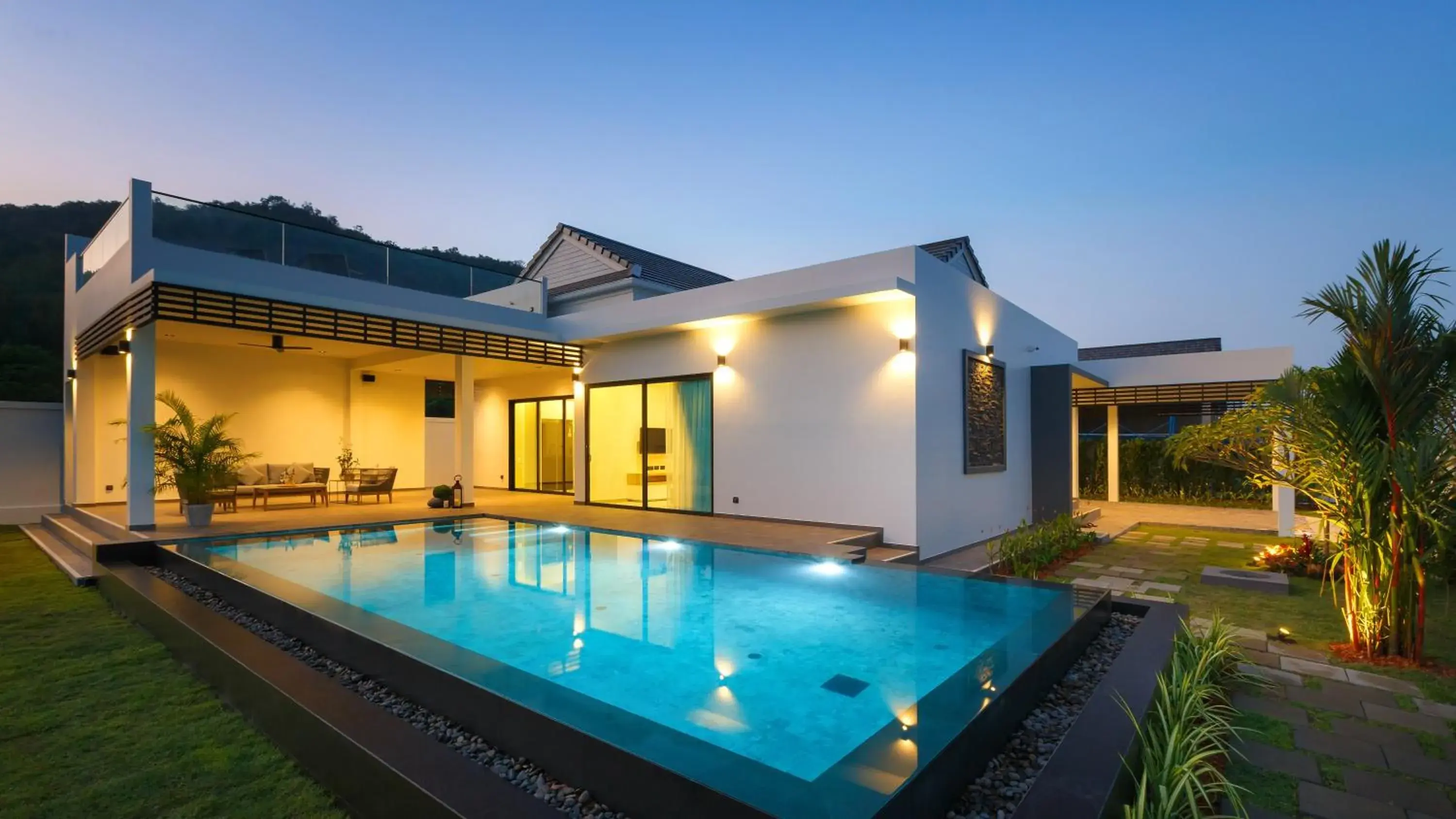 Swimming pool, Property Building in Sivana Villas Hua Hin