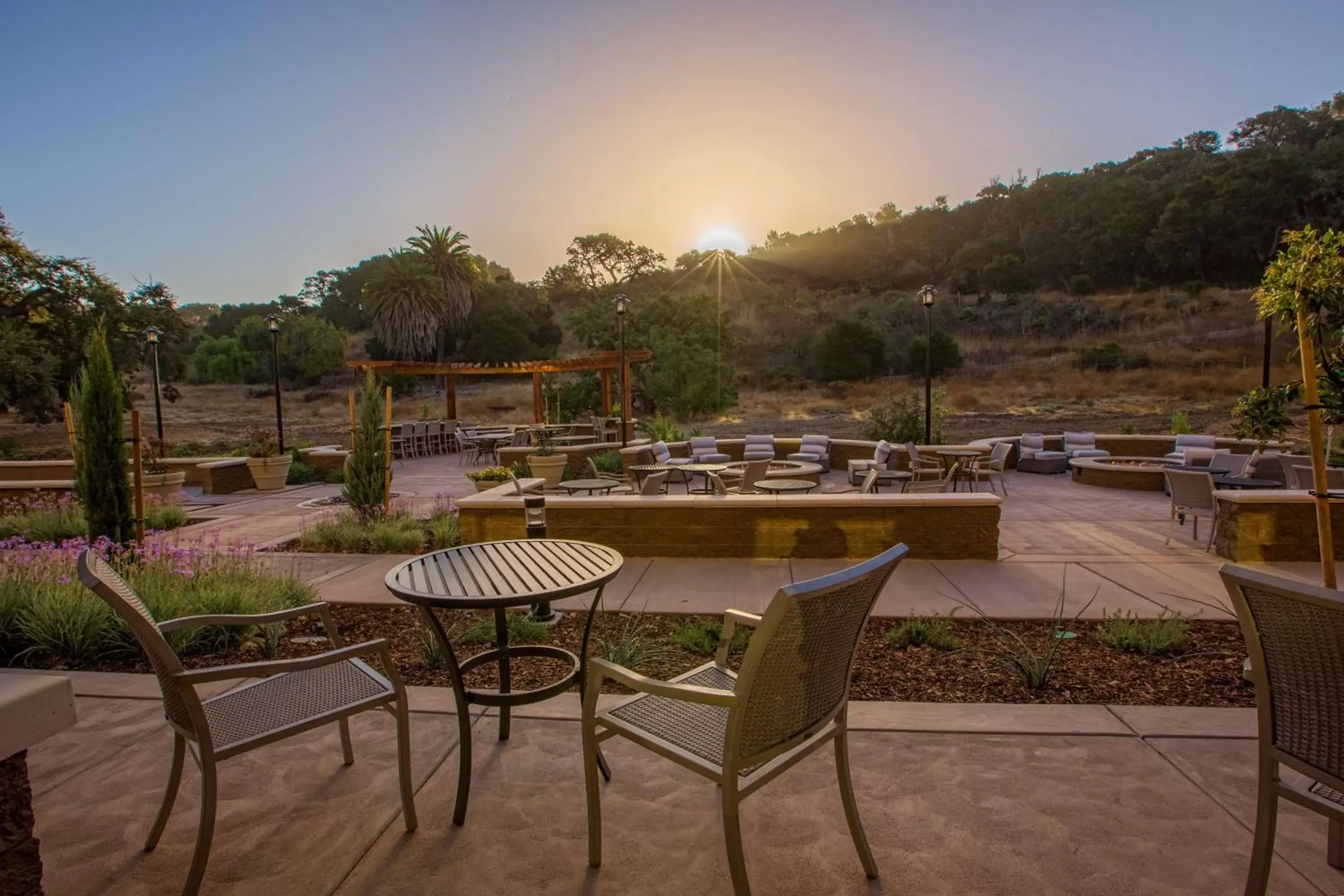 Patio in Hampton Inn & Suites Buellton/Santa Ynez Valley, Ca