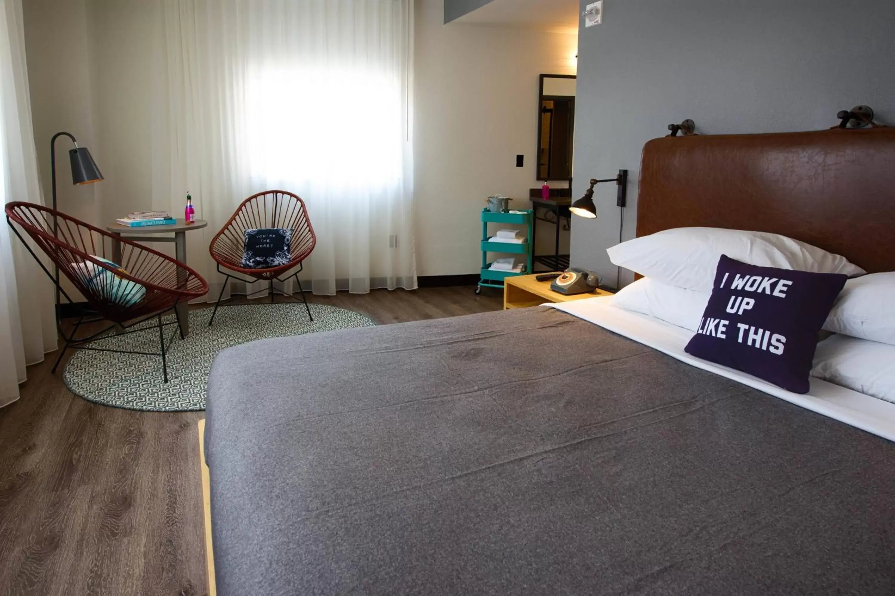 Photo of the whole room, Bed in MOXY New Orleans Downtown/French Quarter Area