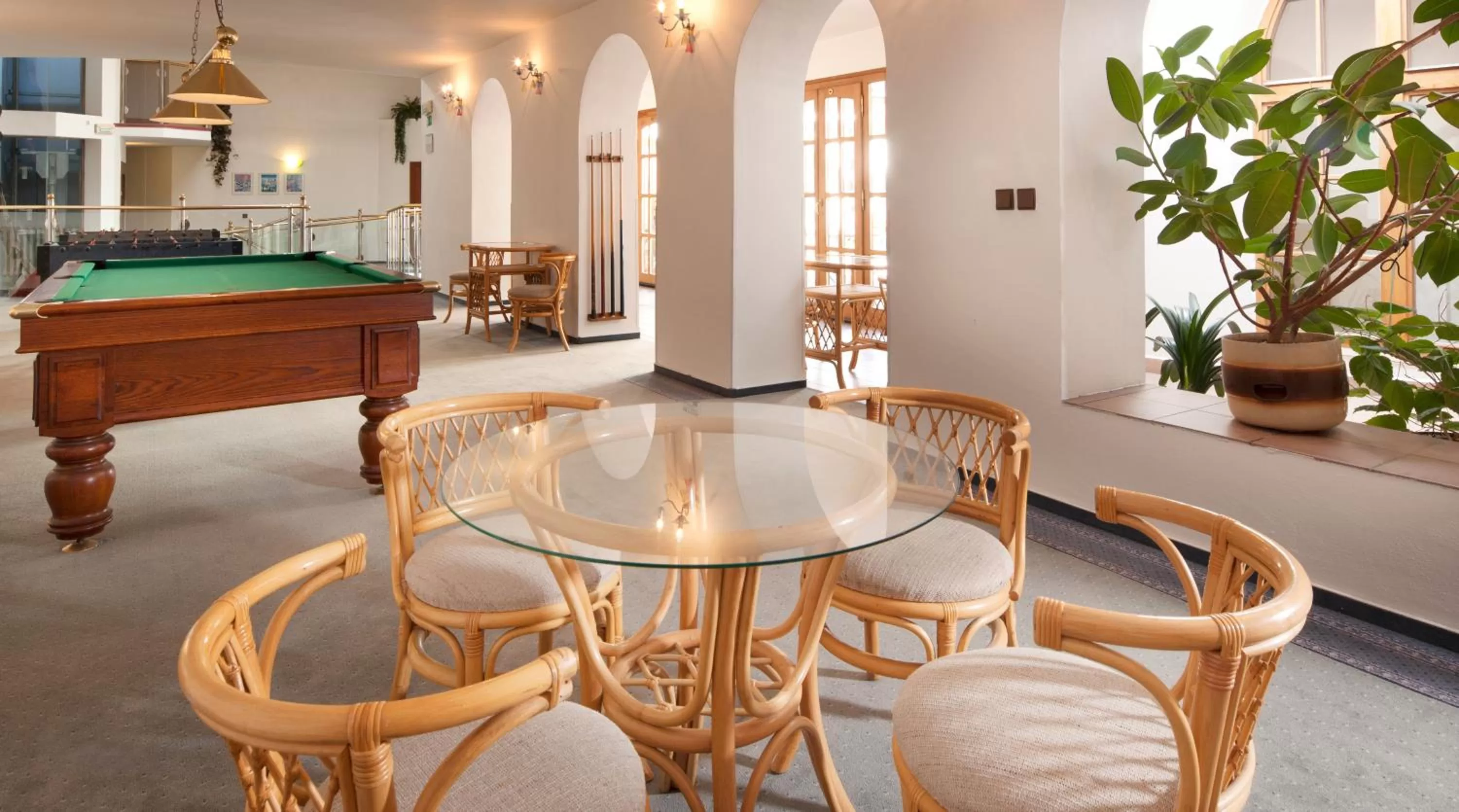 Communal lounge/ TV room in Hotel Concertino Zlatá Husa