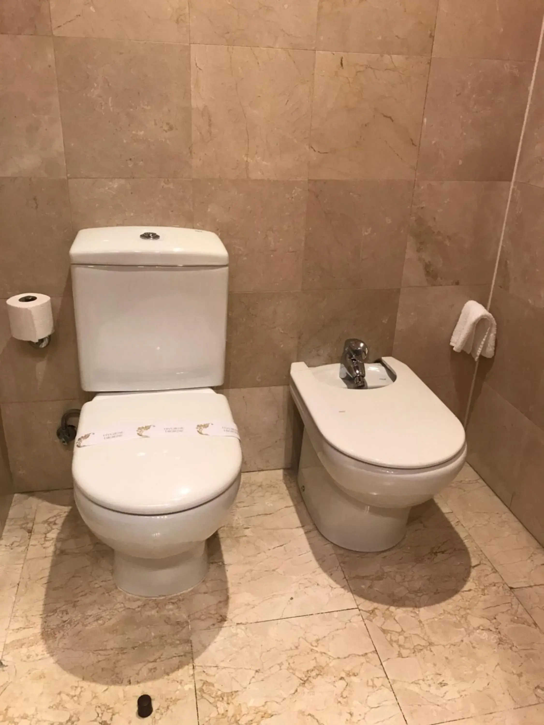 Bathroom in Hotel Calasanz
