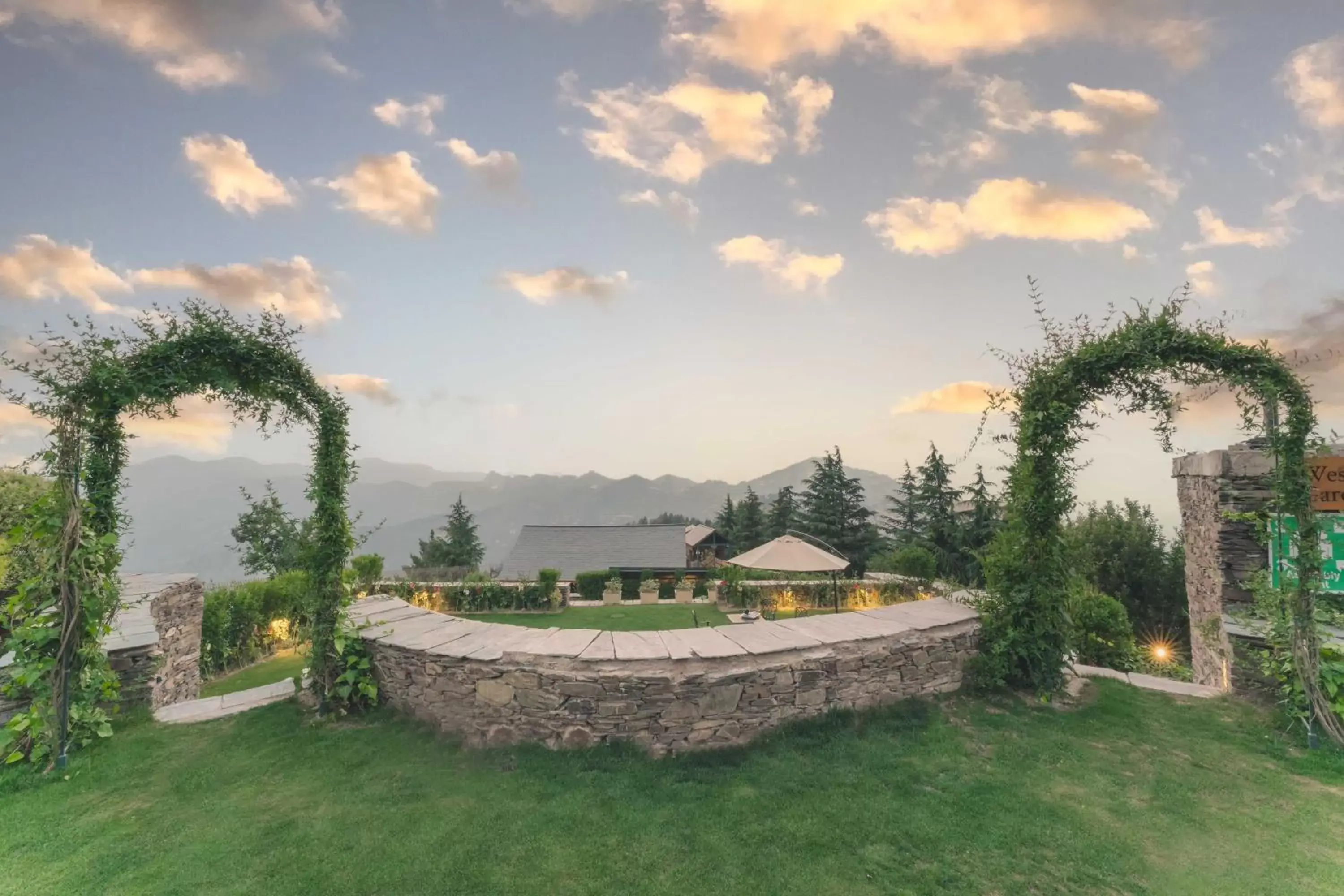 Garden in Taj Theog Resort & Spa Shimla