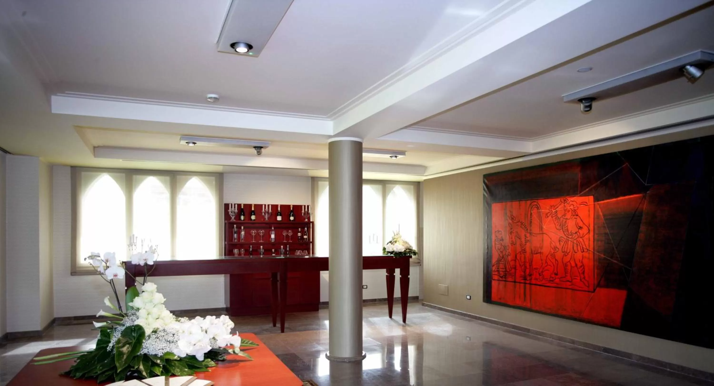 Lobby or reception in Palazzo Giordano Bruno