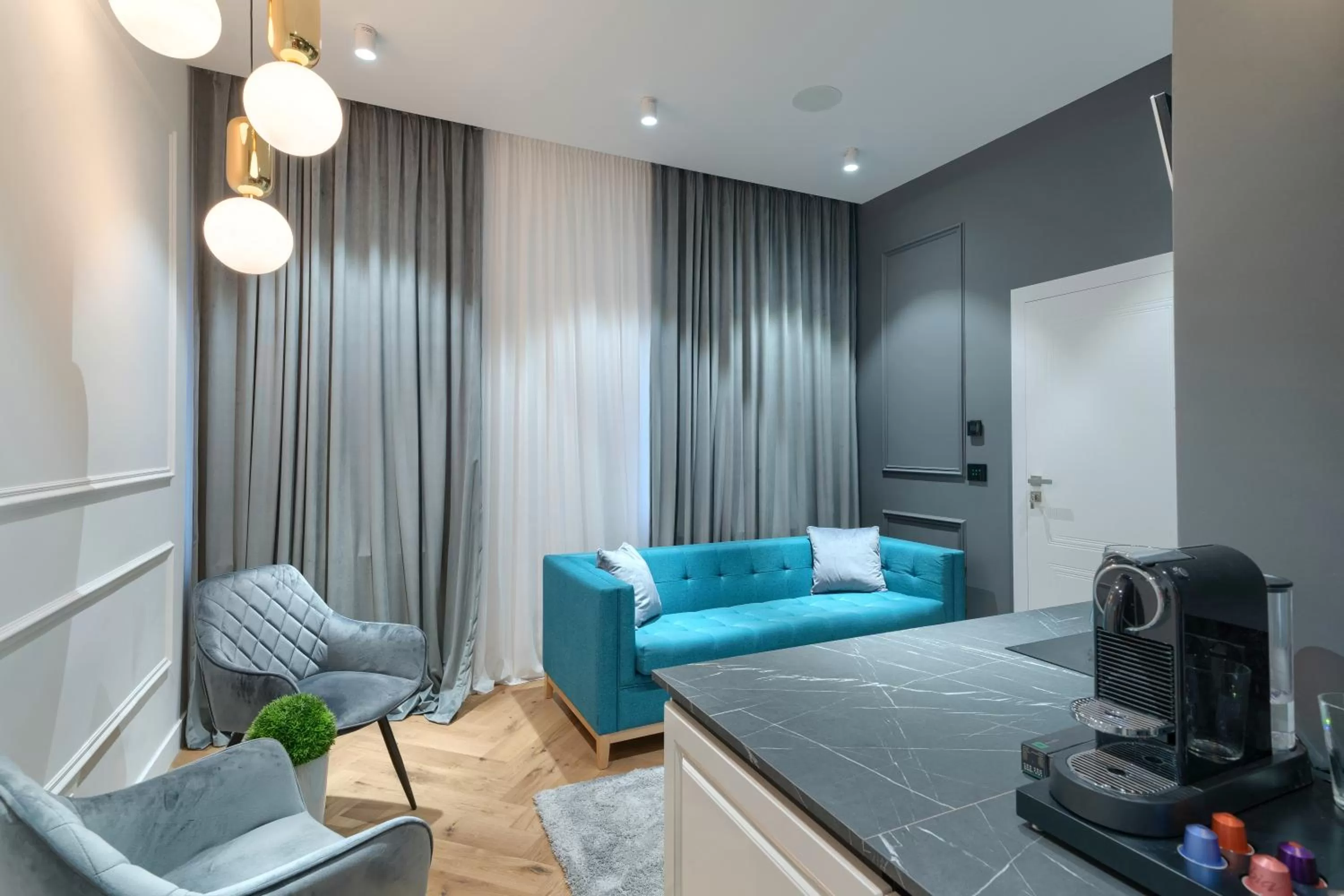 Living room in Elysium Residence