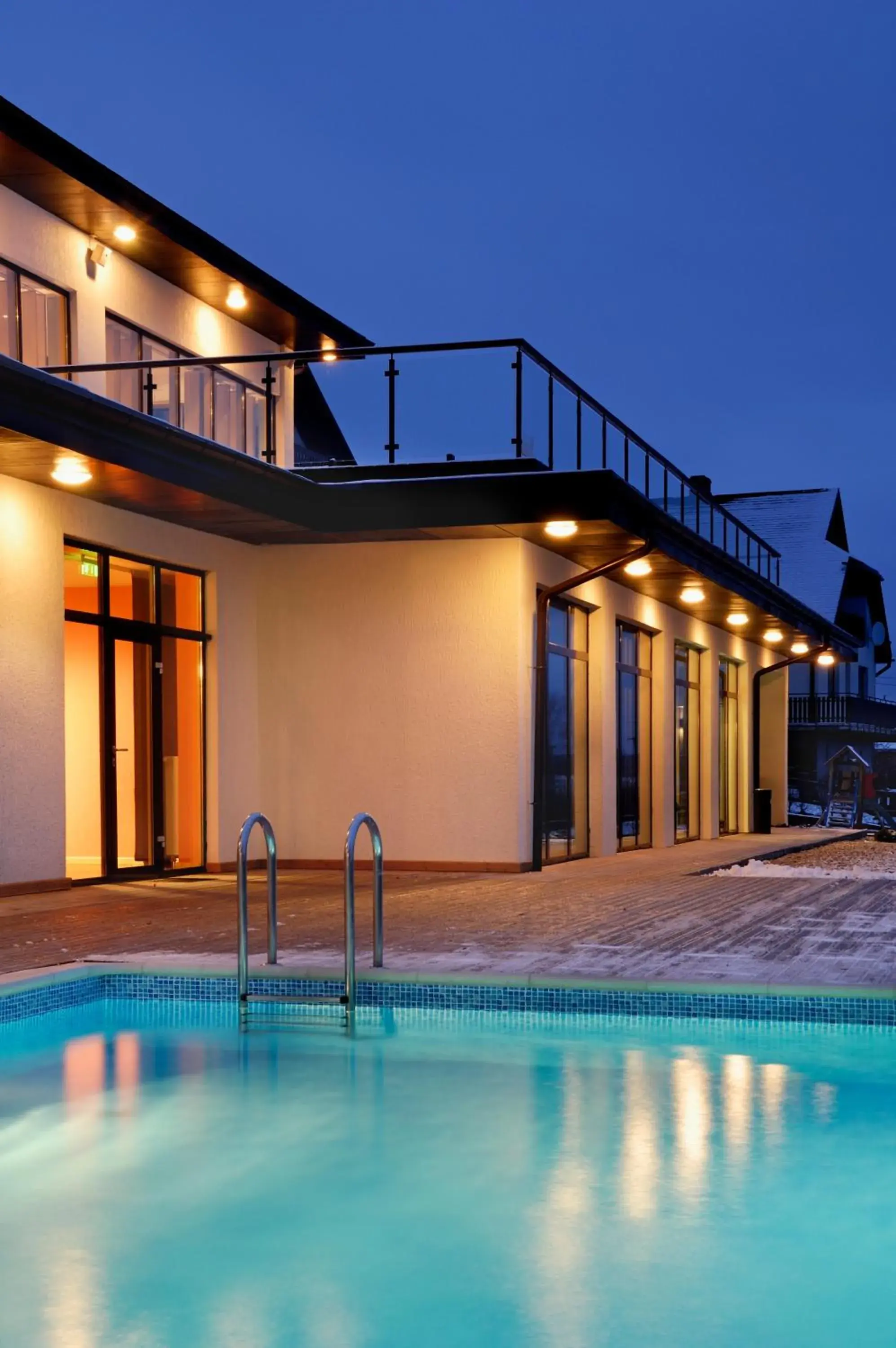 Facade/entrance, Swimming Pool in Spa Hotel Ezeri