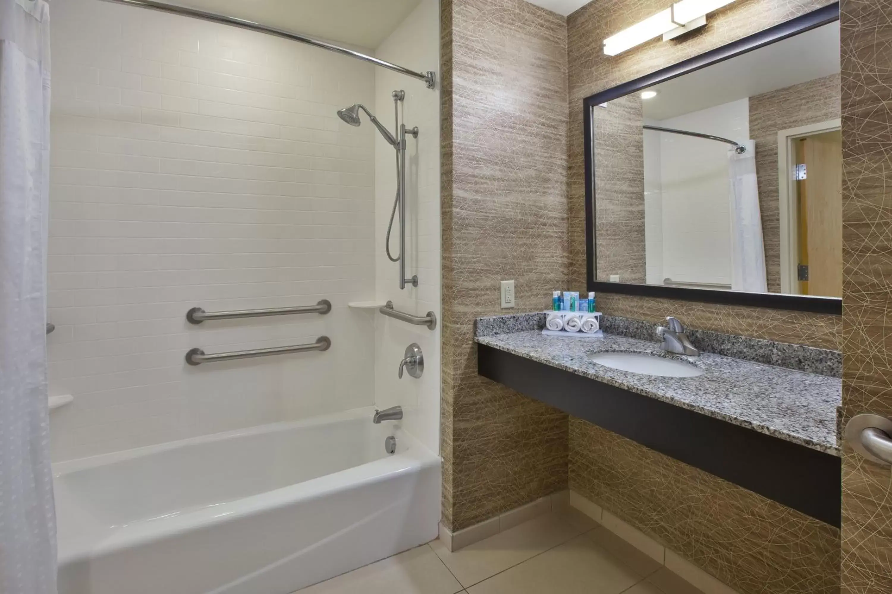 Bathroom in Holiday Inn Express & Suites Geneva Finger Lakes, an IHG Hotel