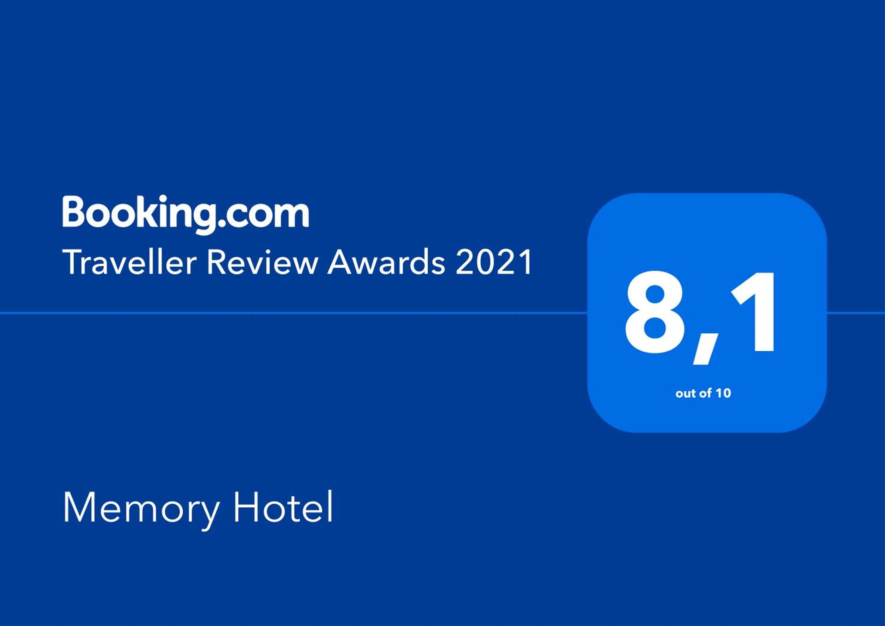 Logo/Certificate/Sign in Memory Hotel