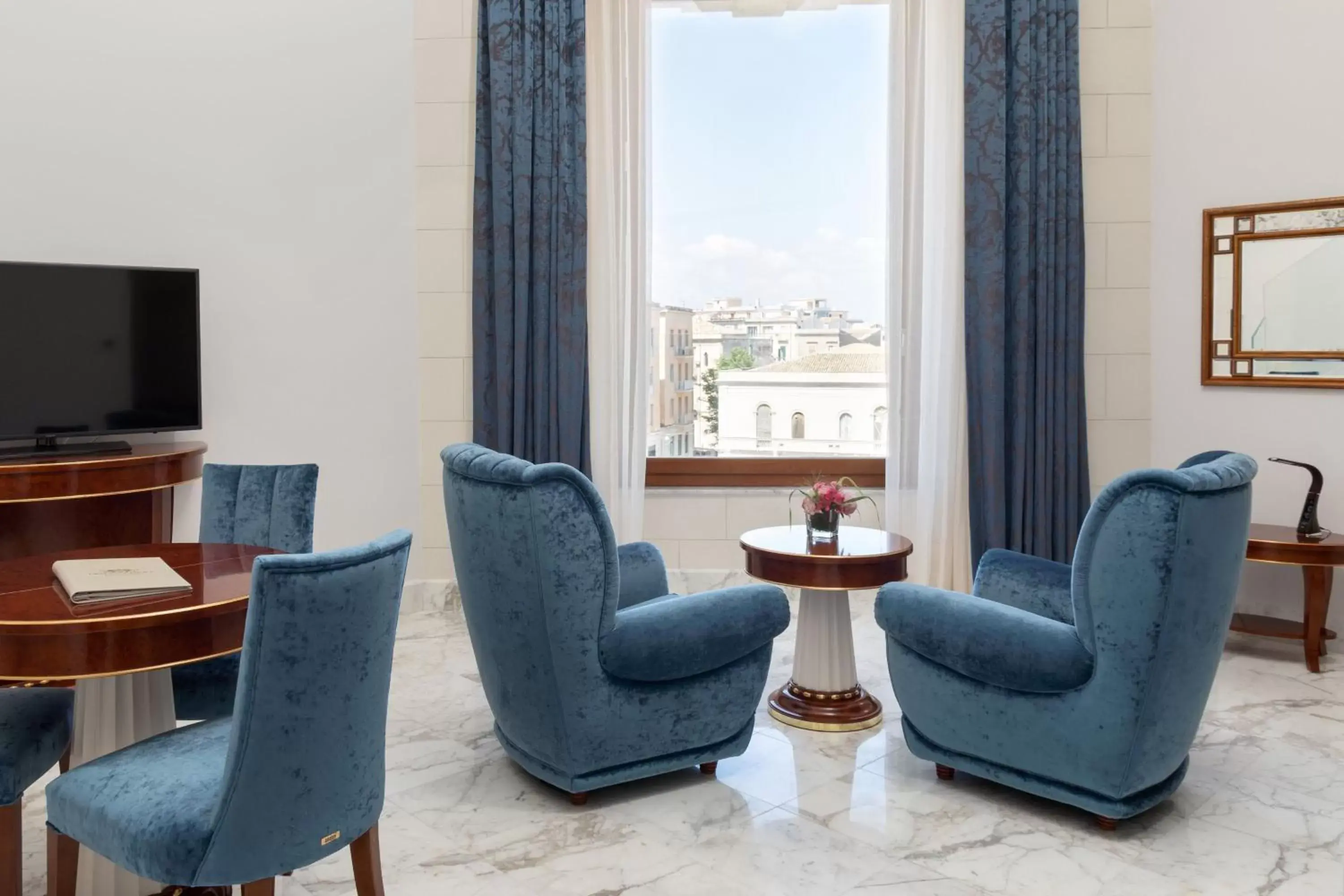 Photo of the whole room, Seating Area in Ortea Palace Hotel, Sicily, Autograph Collection