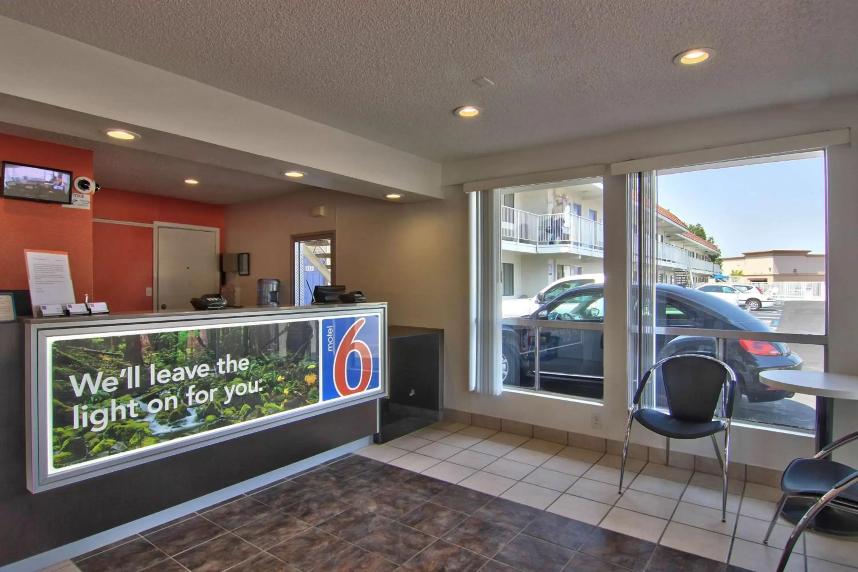 Lobby or reception in Motel 6-West Sacramento, CA