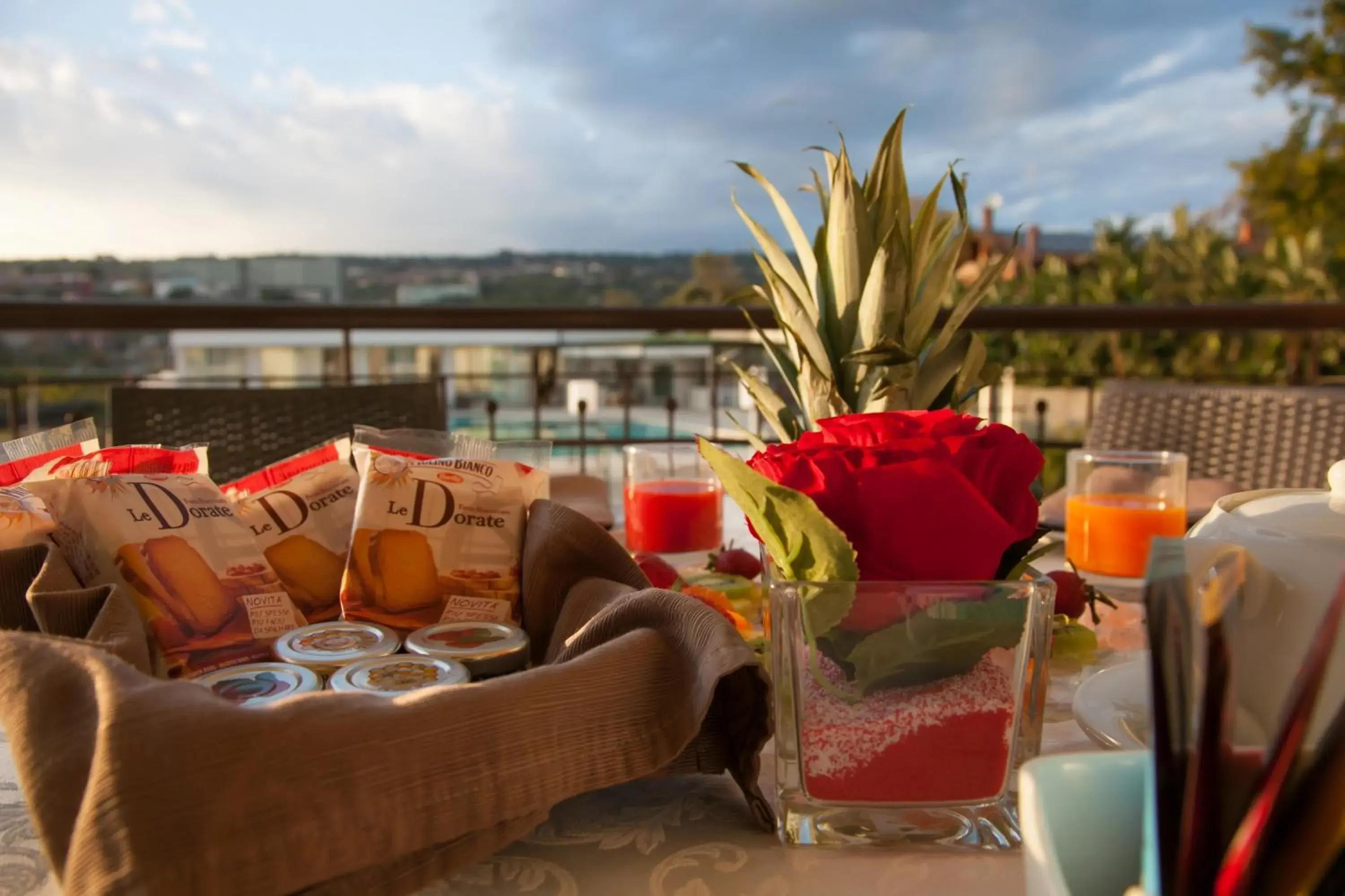 Pool view in 4 Spa Resort Hotel Pool view in 4 Spa Resort Hotel