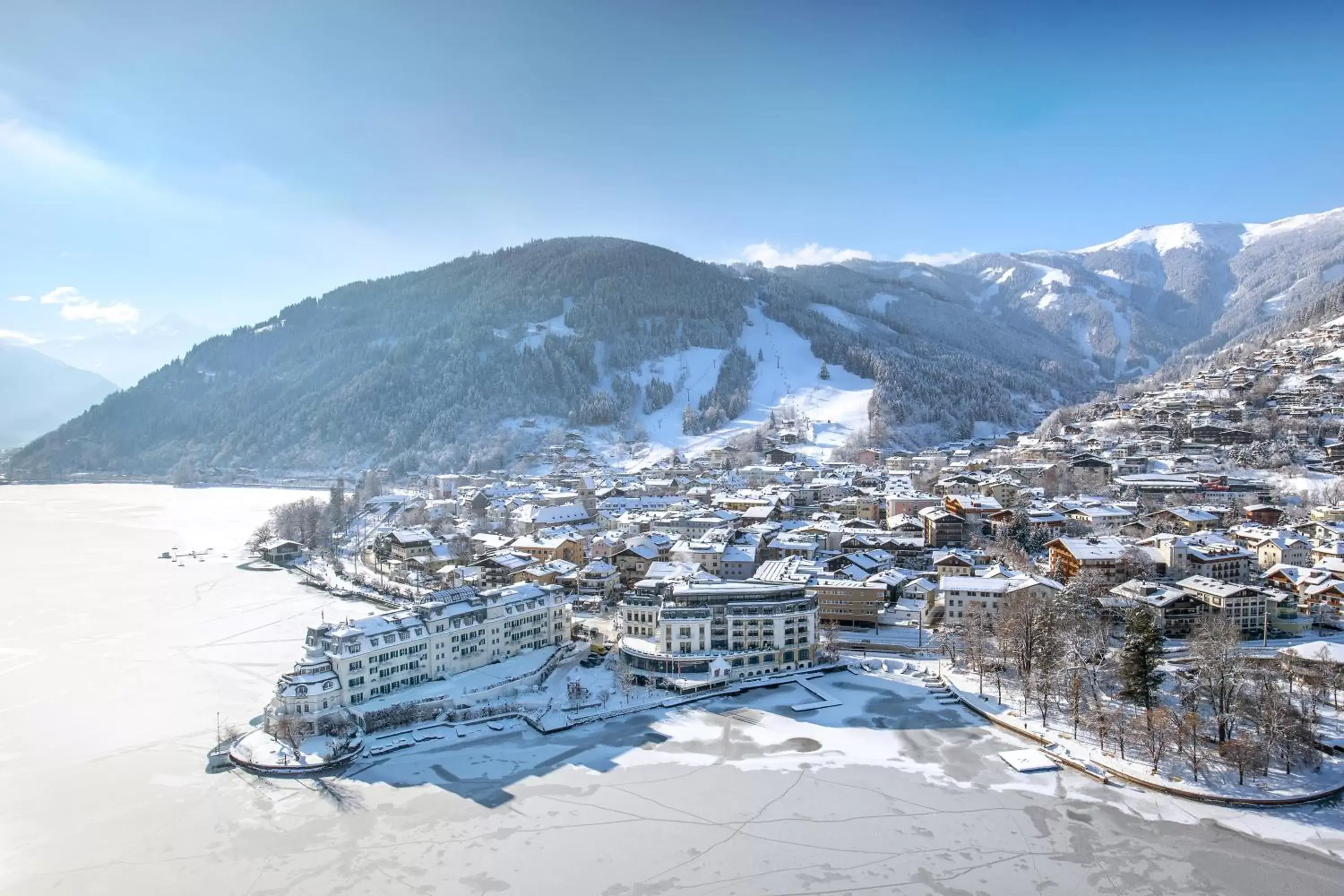 Lake view in Grand Hotel Zell am See