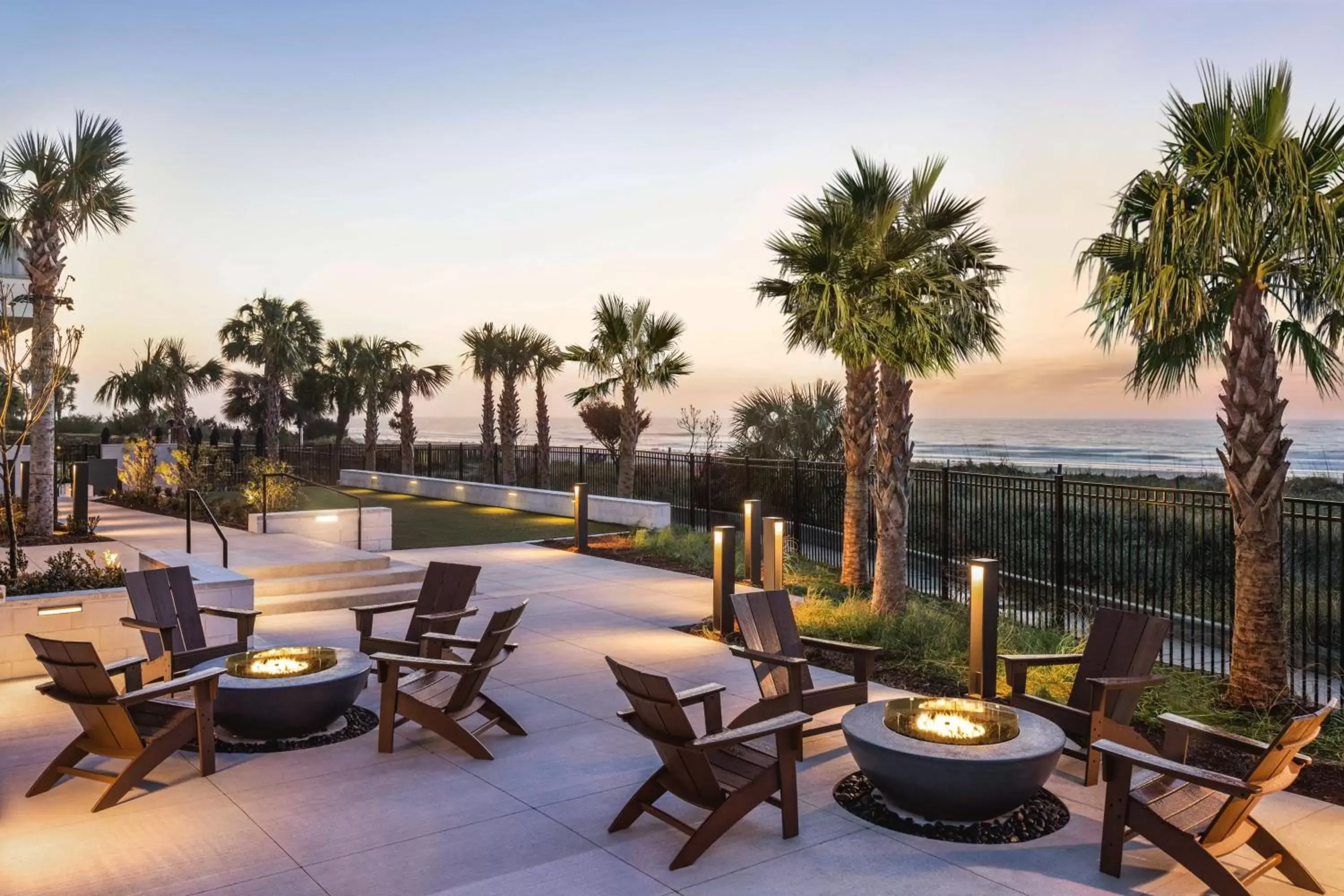 Patio, Swimming Pool in Embassy Suites by Hilton Myrtle Beach Oceanfront Resort