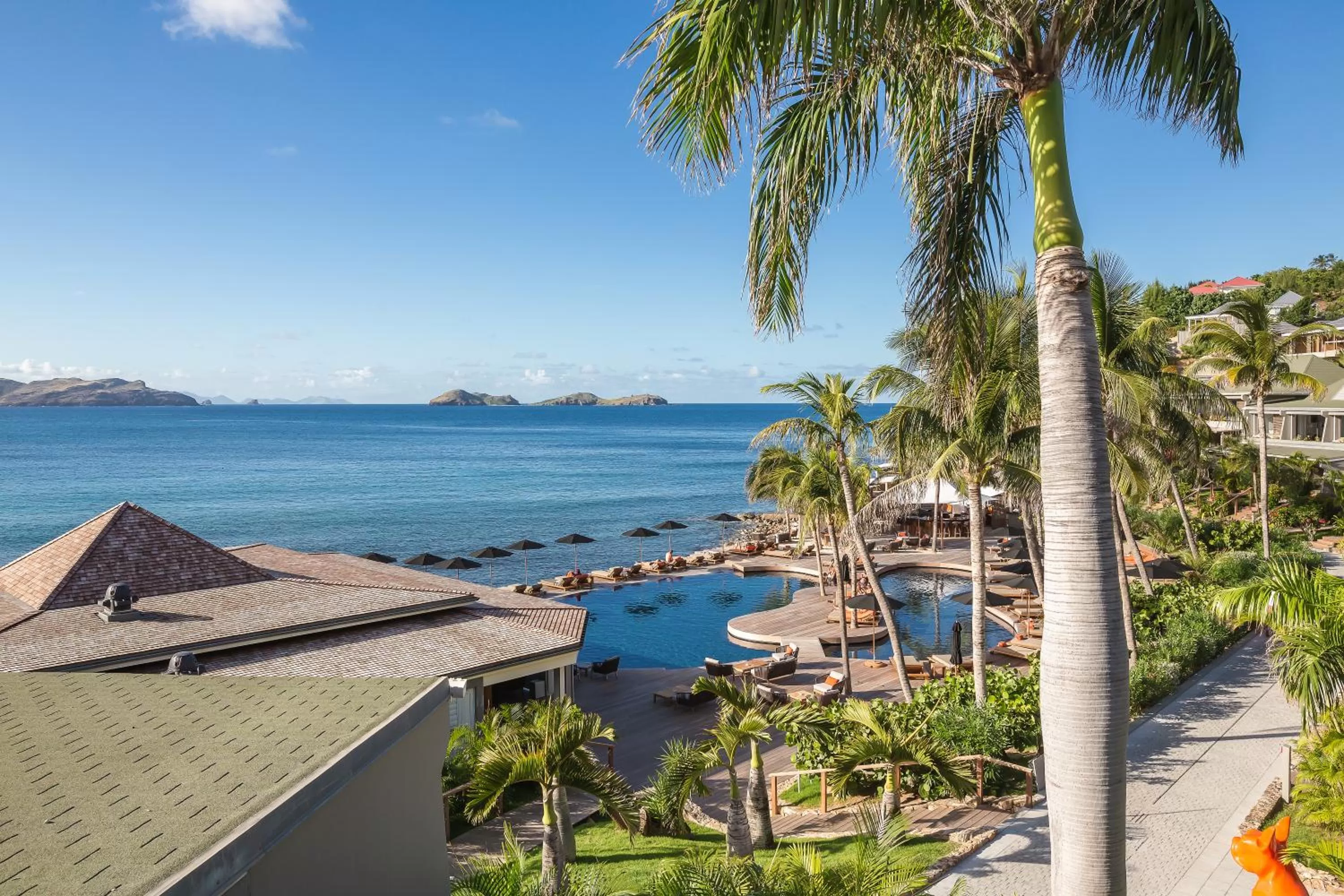 Natural landscape in Hotel Christopher Saint Barth