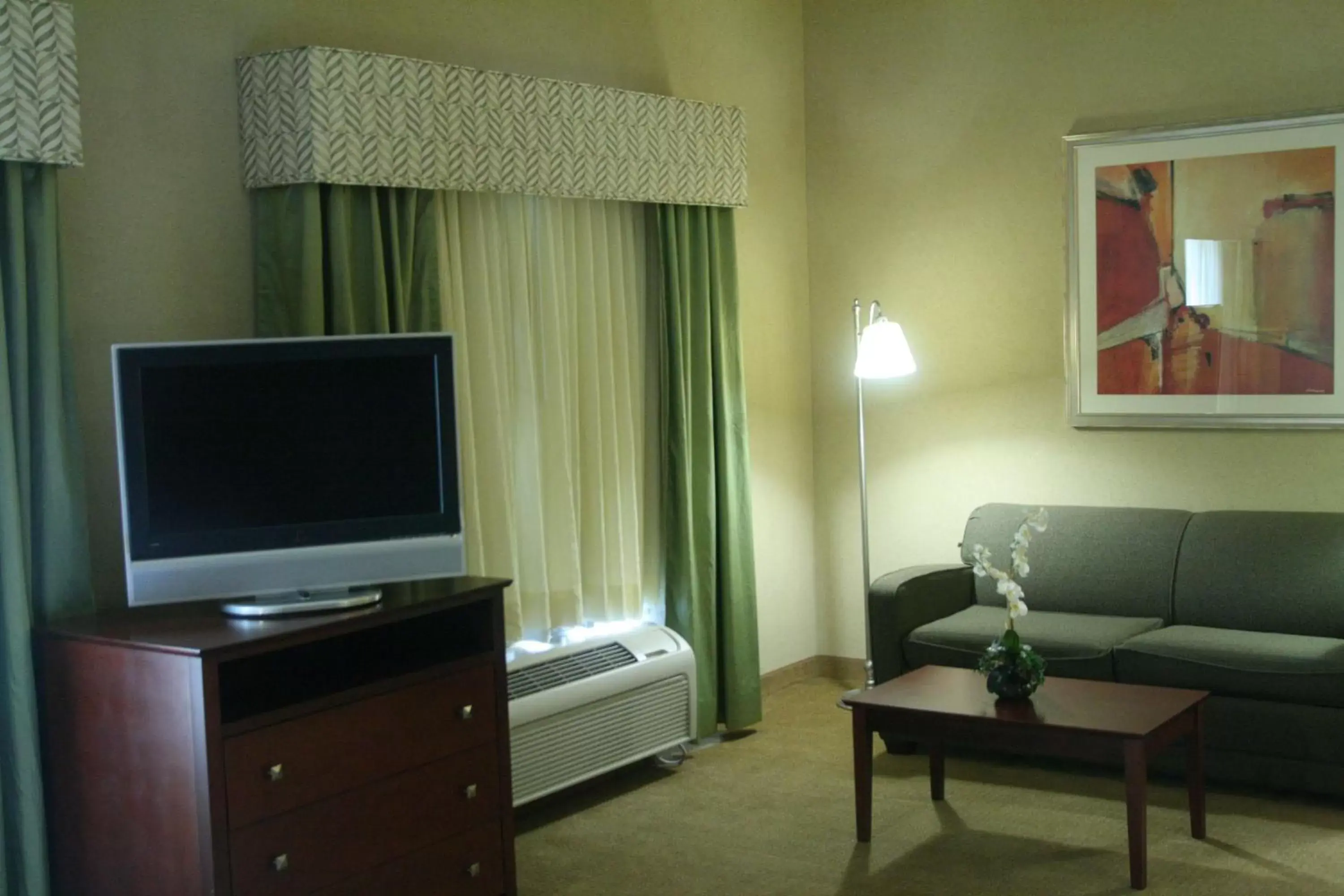 Living room, TV/Entertainment Center in Hampton Inn & Suites Abilene I-20