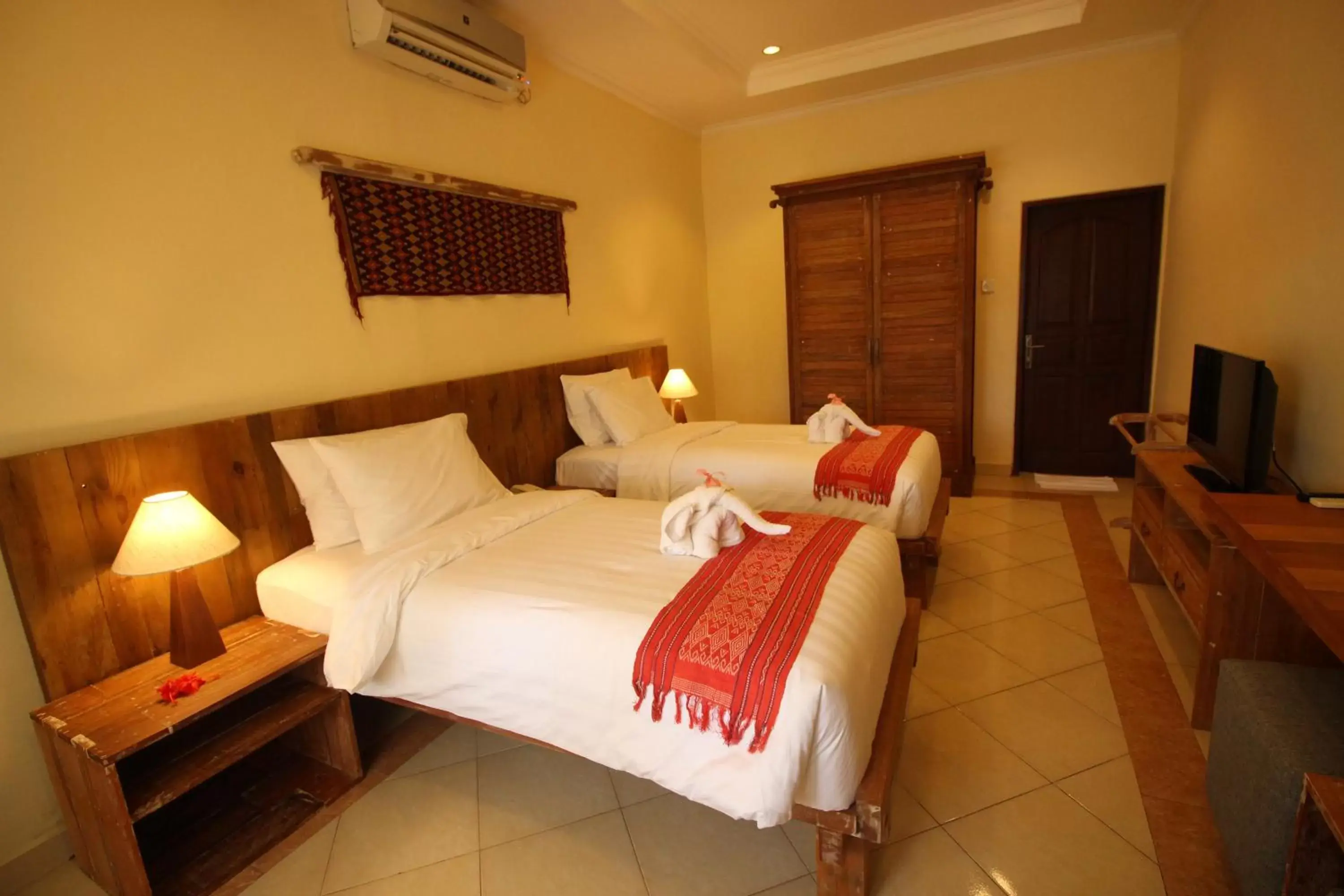 Bed in Mina Pelasa Hotel
