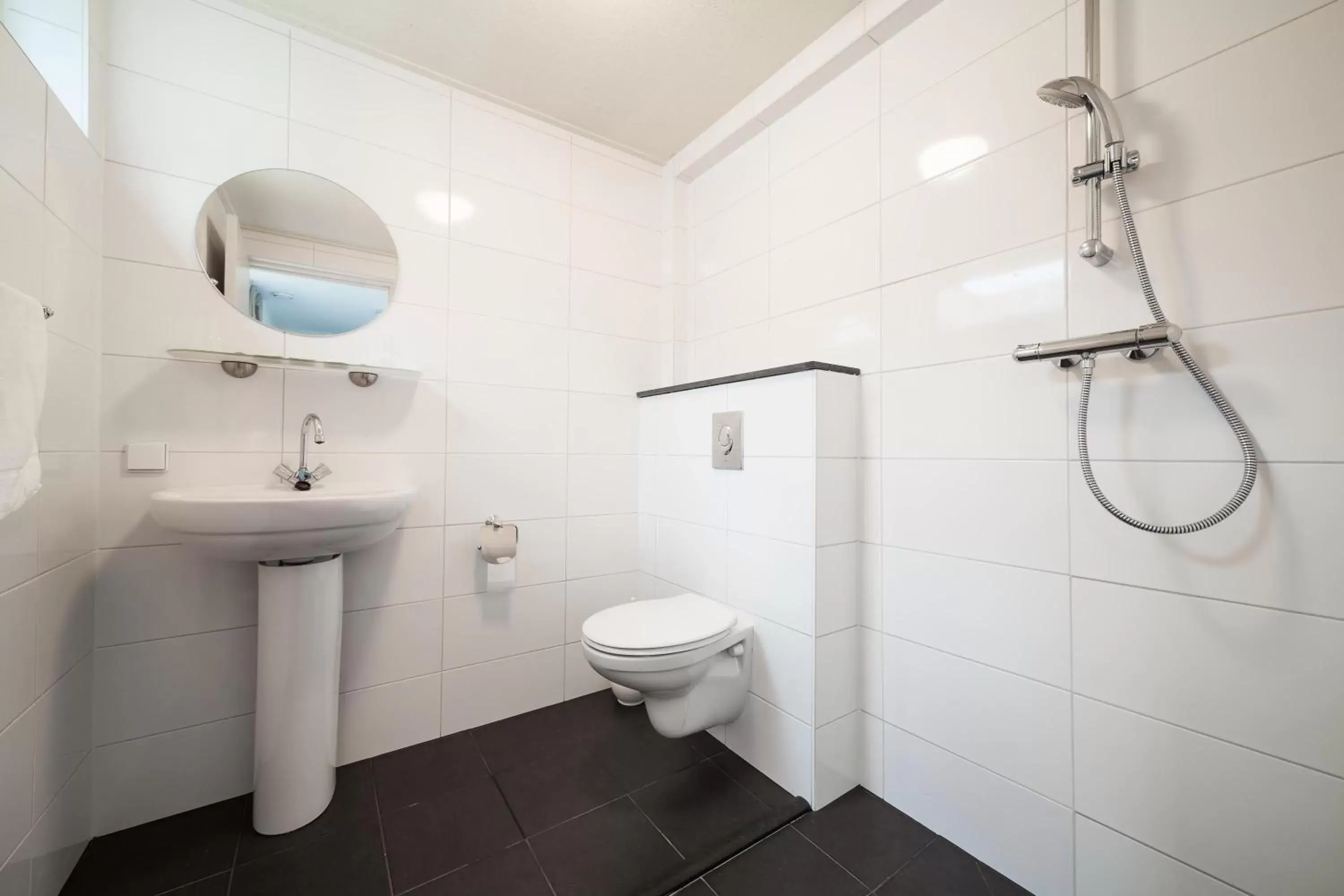 Toilet, Bathroom in Hotel Stad en Land