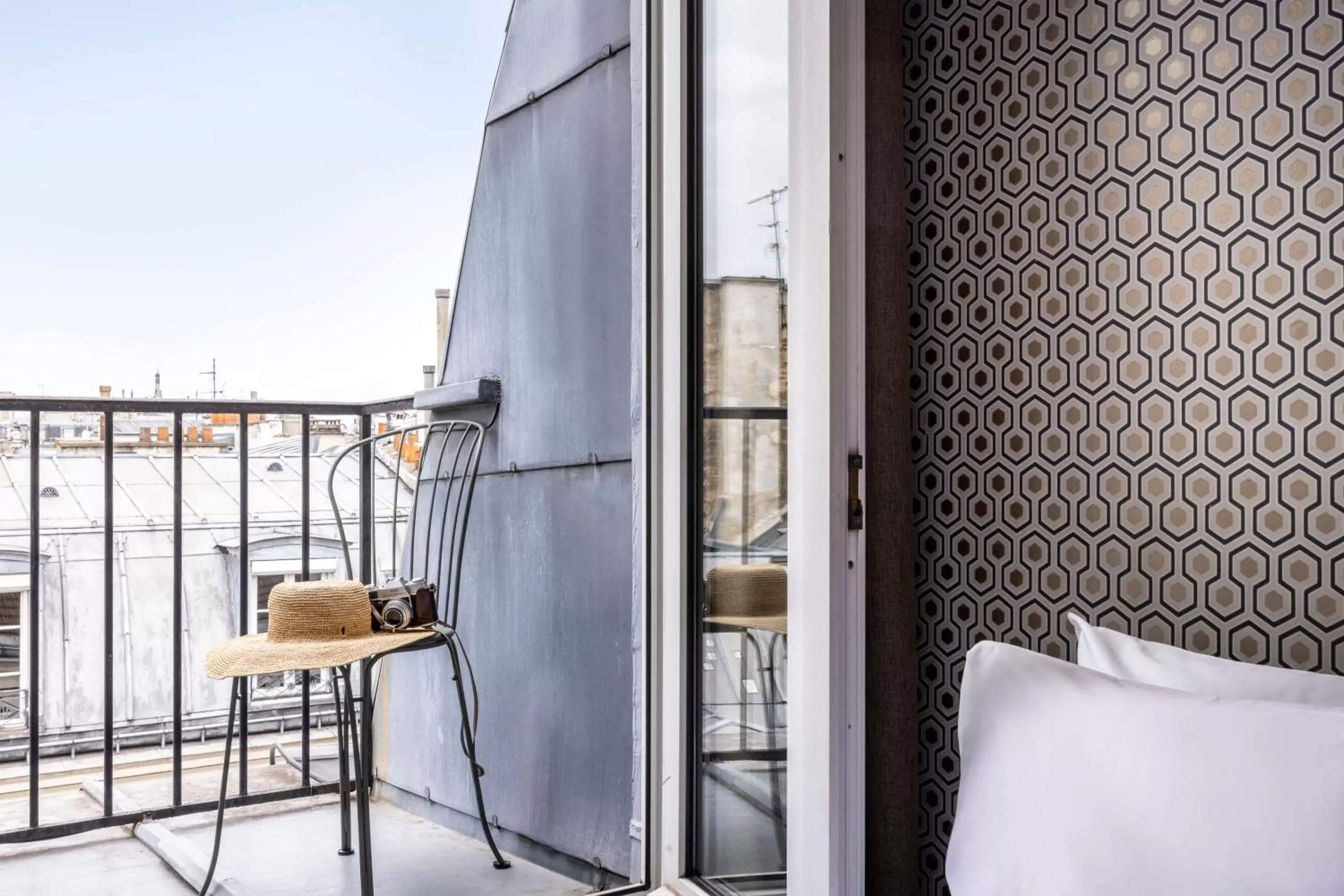 Balcony/Terrace in Hotel Abbatial Saint Germain