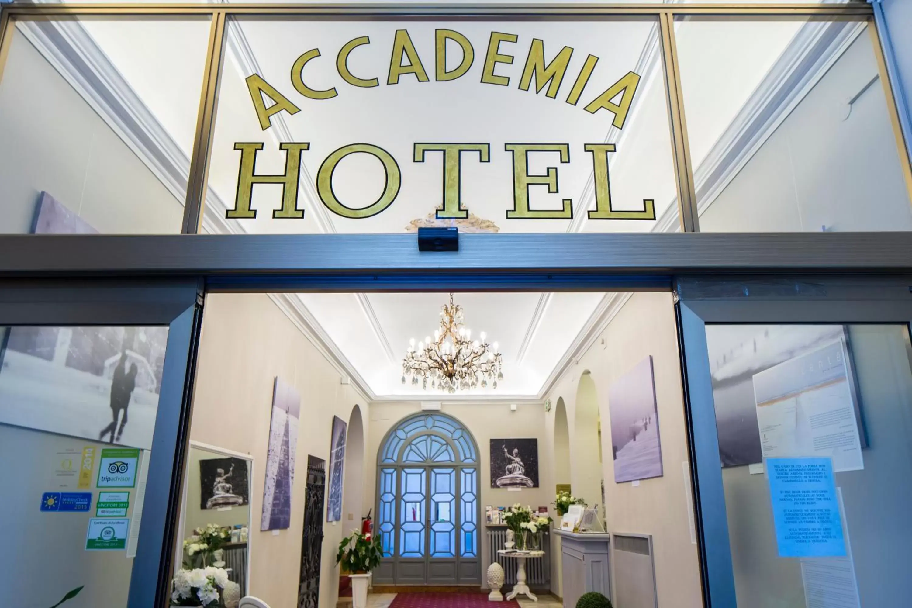Facade/entrance, Property Logo/Sign in Hotel Accademia