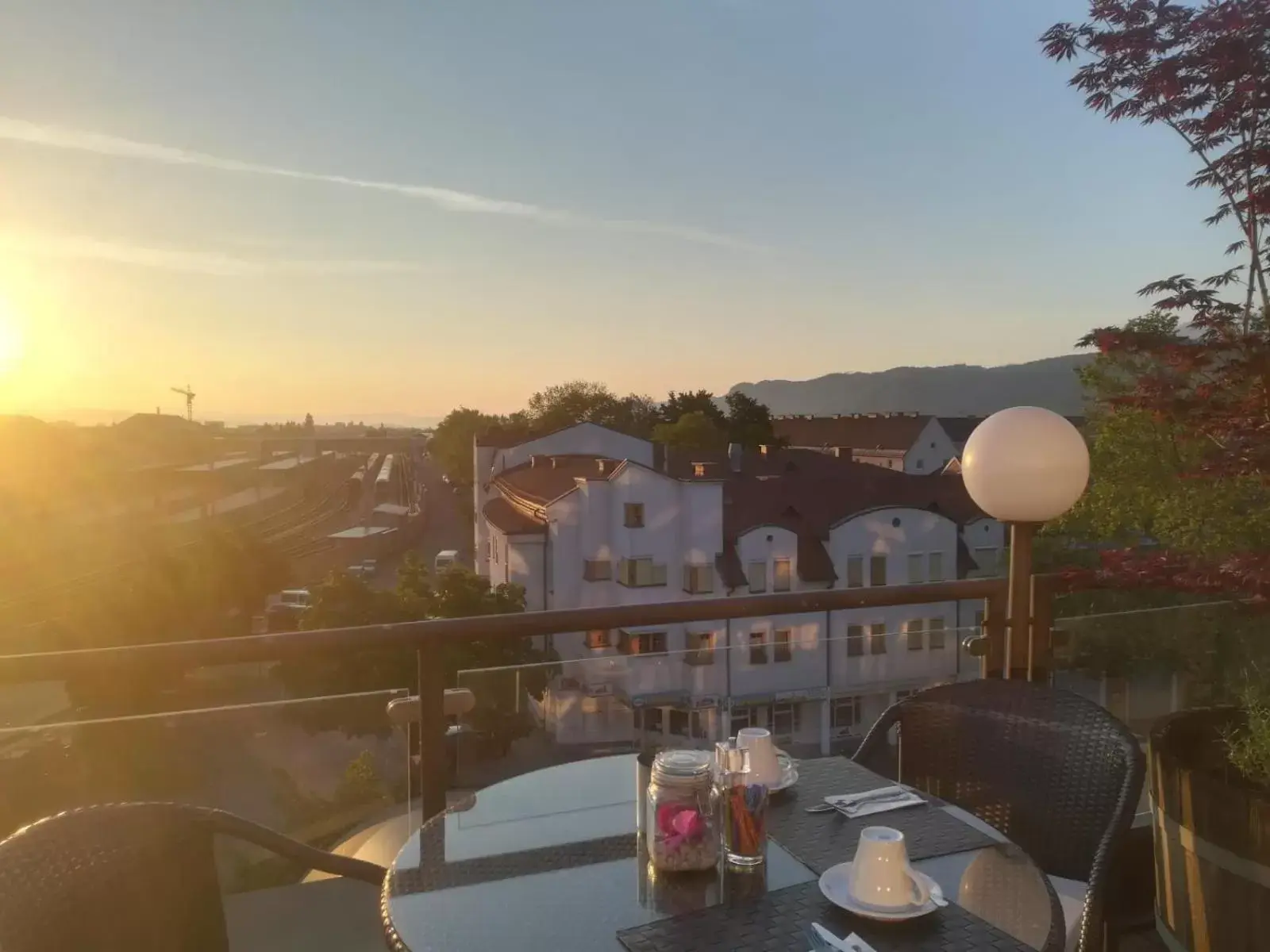 Balcony/Terrace, Sunrise/Sunset in Skycity Hotel Atrigon