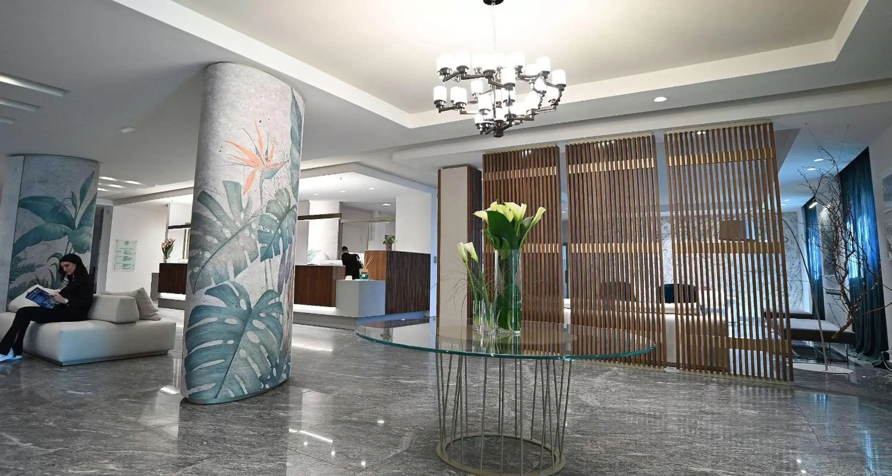 Lobby or reception in Best Western Grand Hotel Guinigi Lobby or reception in Best Western Grand Hotel Guinigi