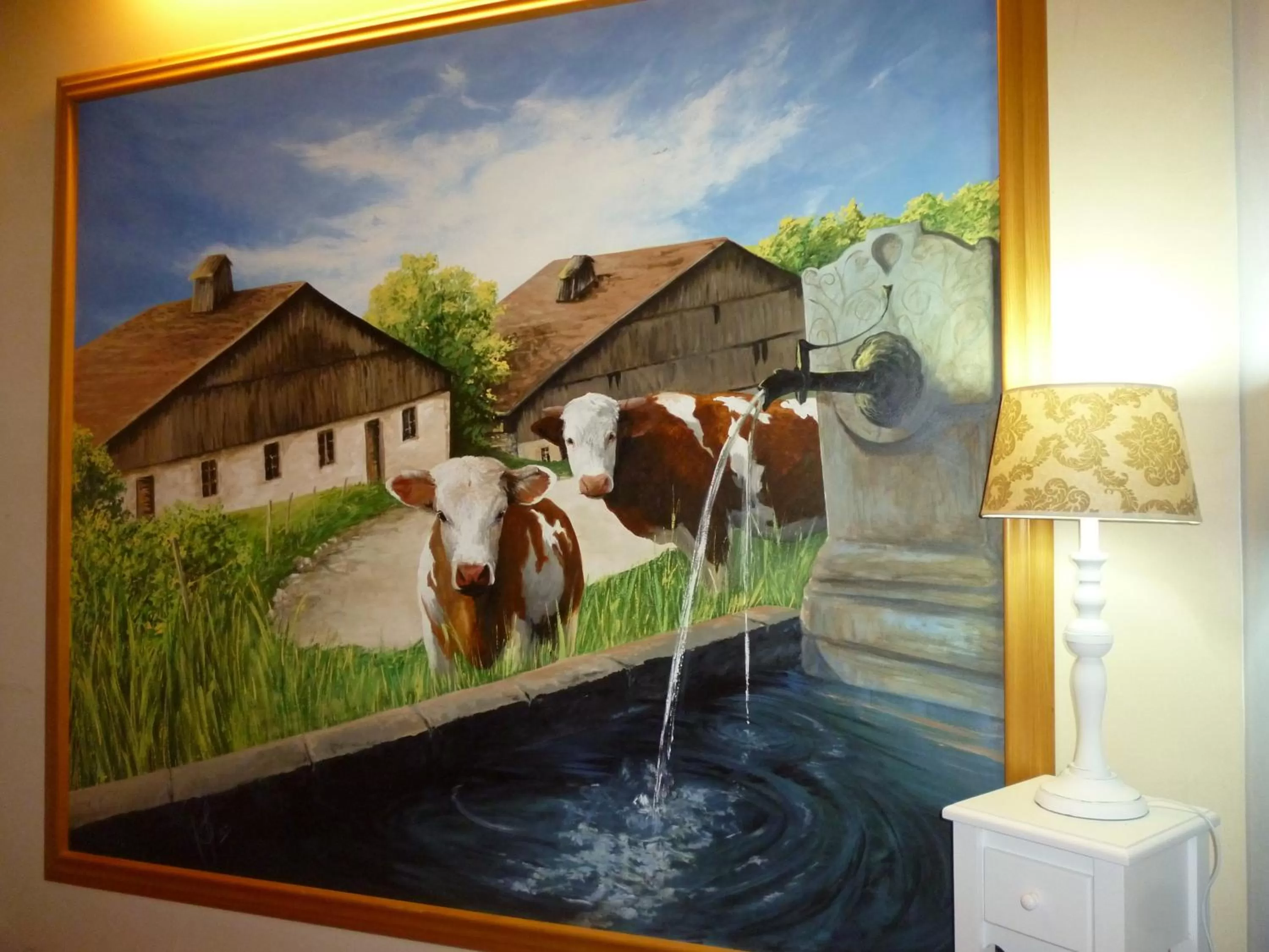 Decorative detail in Hotel Les Montagnards