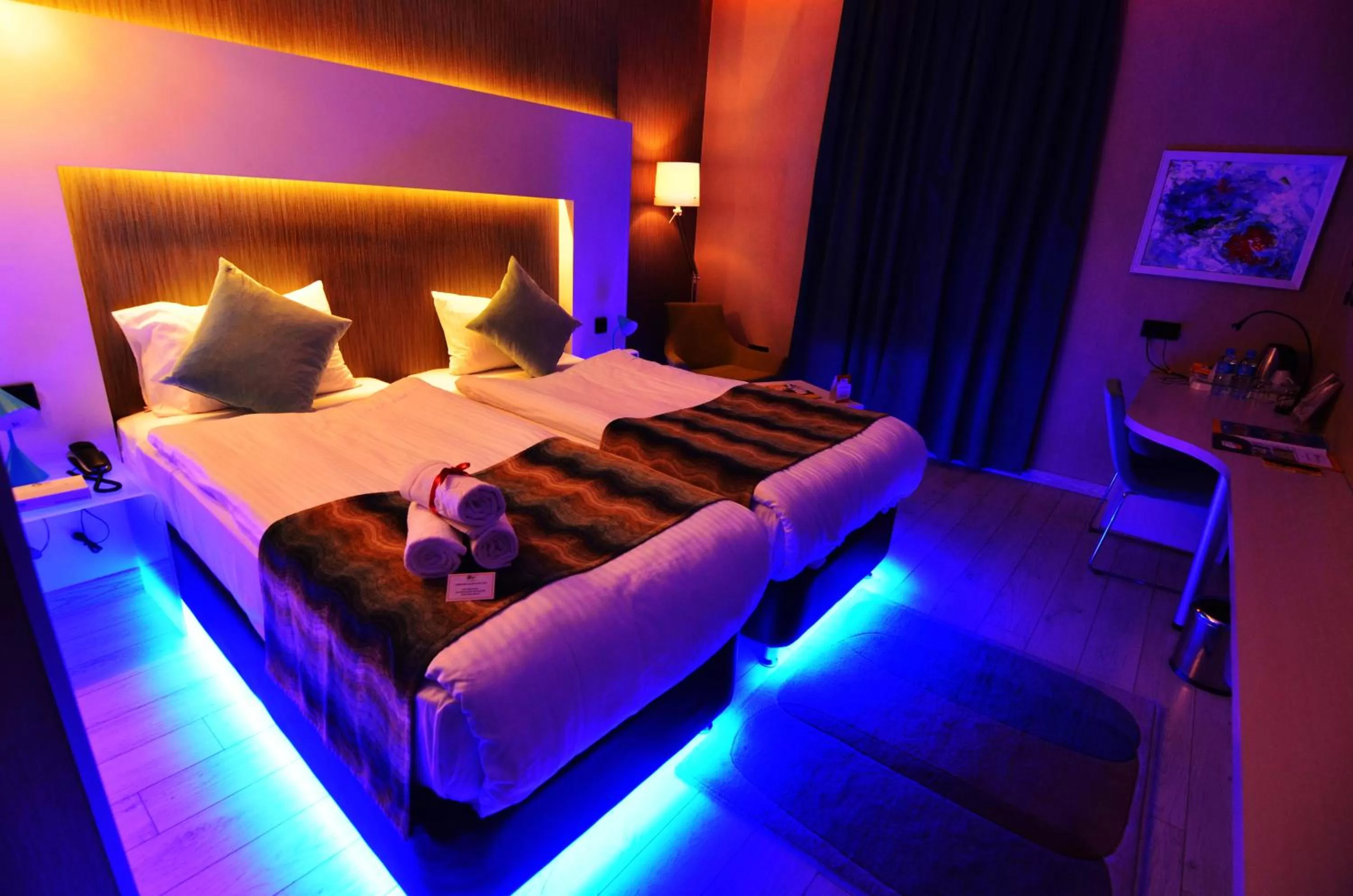 Decorative detail, Bed in Tempo Hotel 4Levent