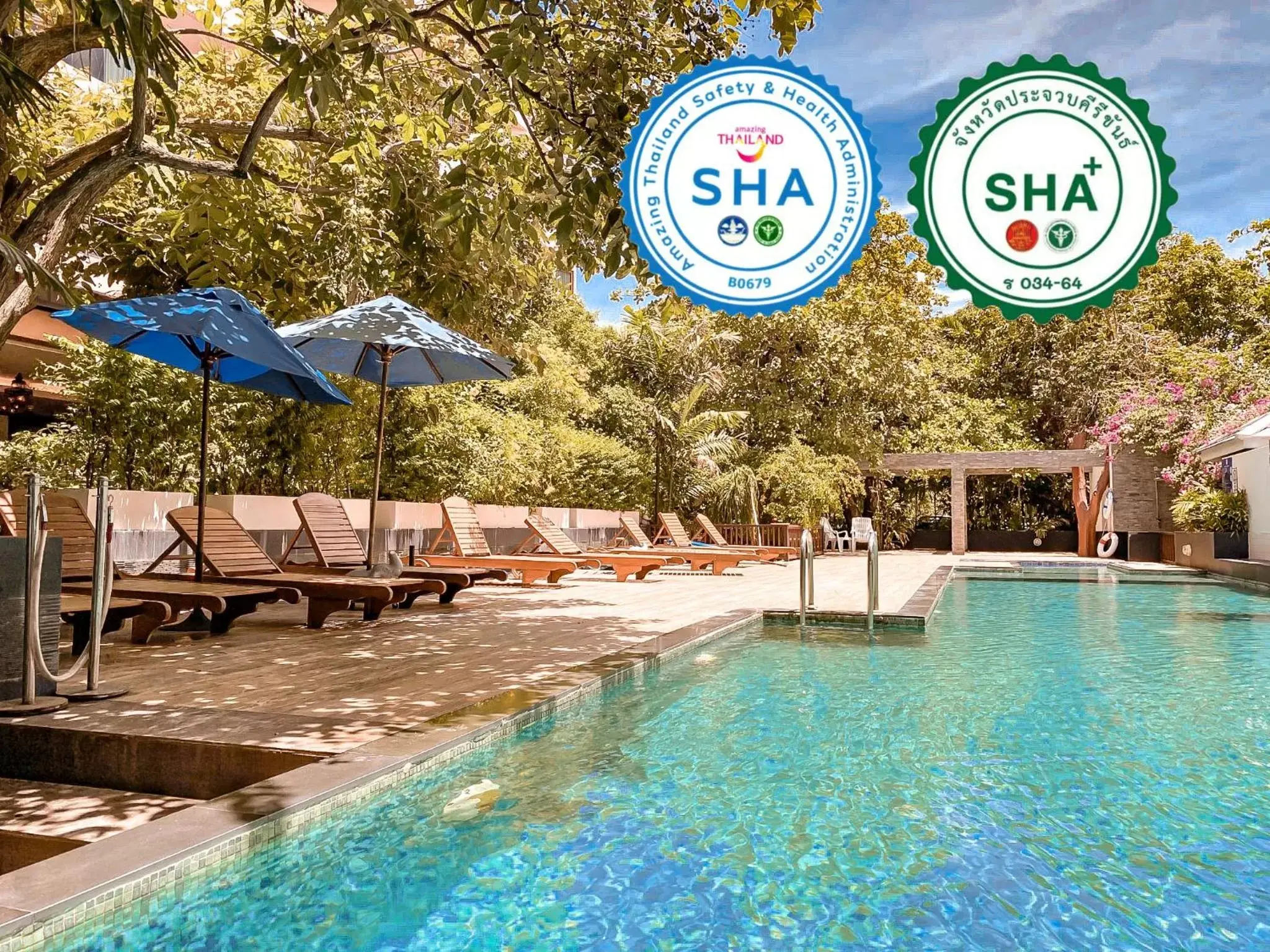 Swimming pool in Sailom Hotel Hua Hin - SHA Extra Plus