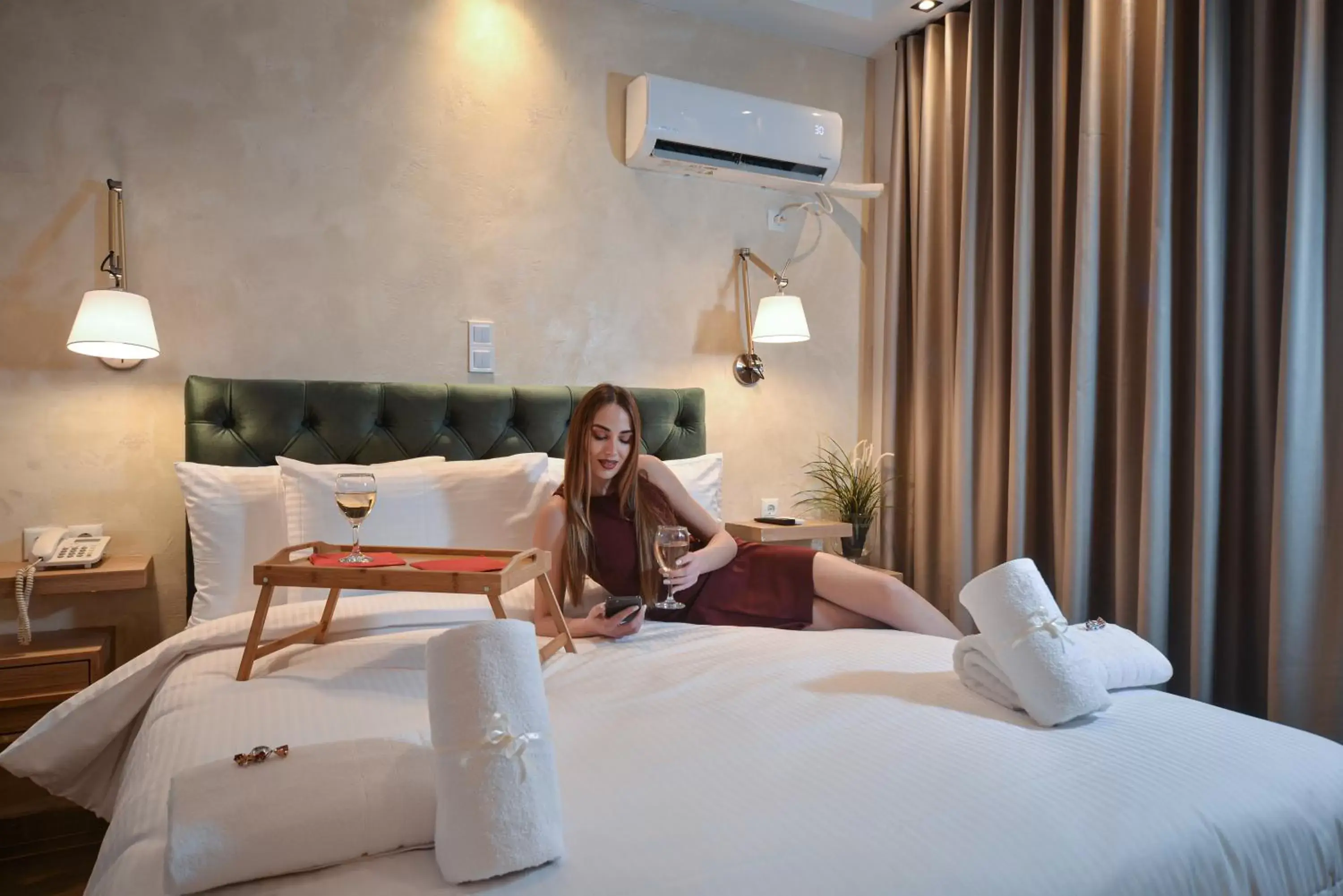 Bedroom in Anixi Hotel by AP