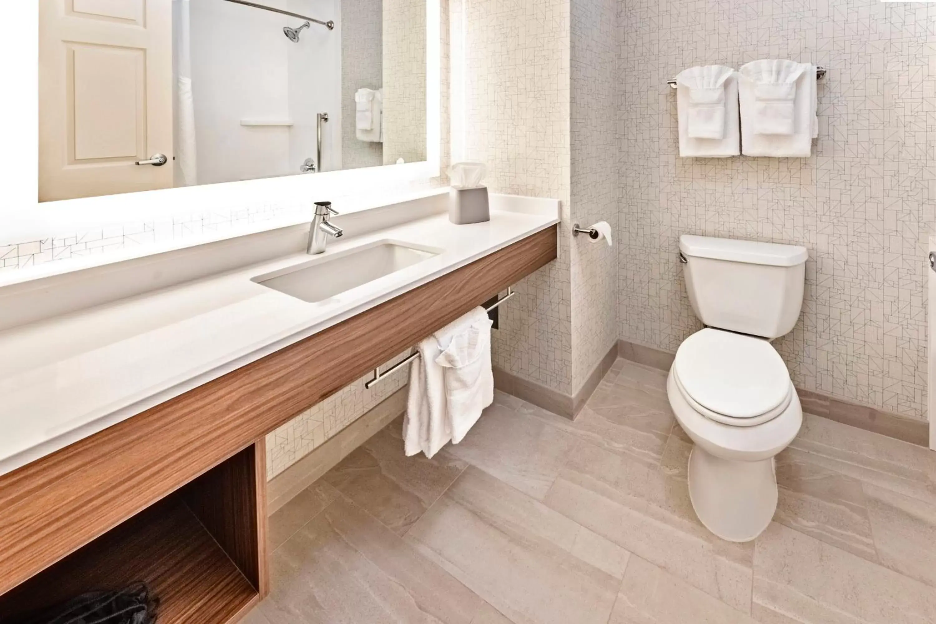 Bathroom in Holiday Inn Express Hotel & Suites Lake Zurich-Barrington, an IHG Hotel