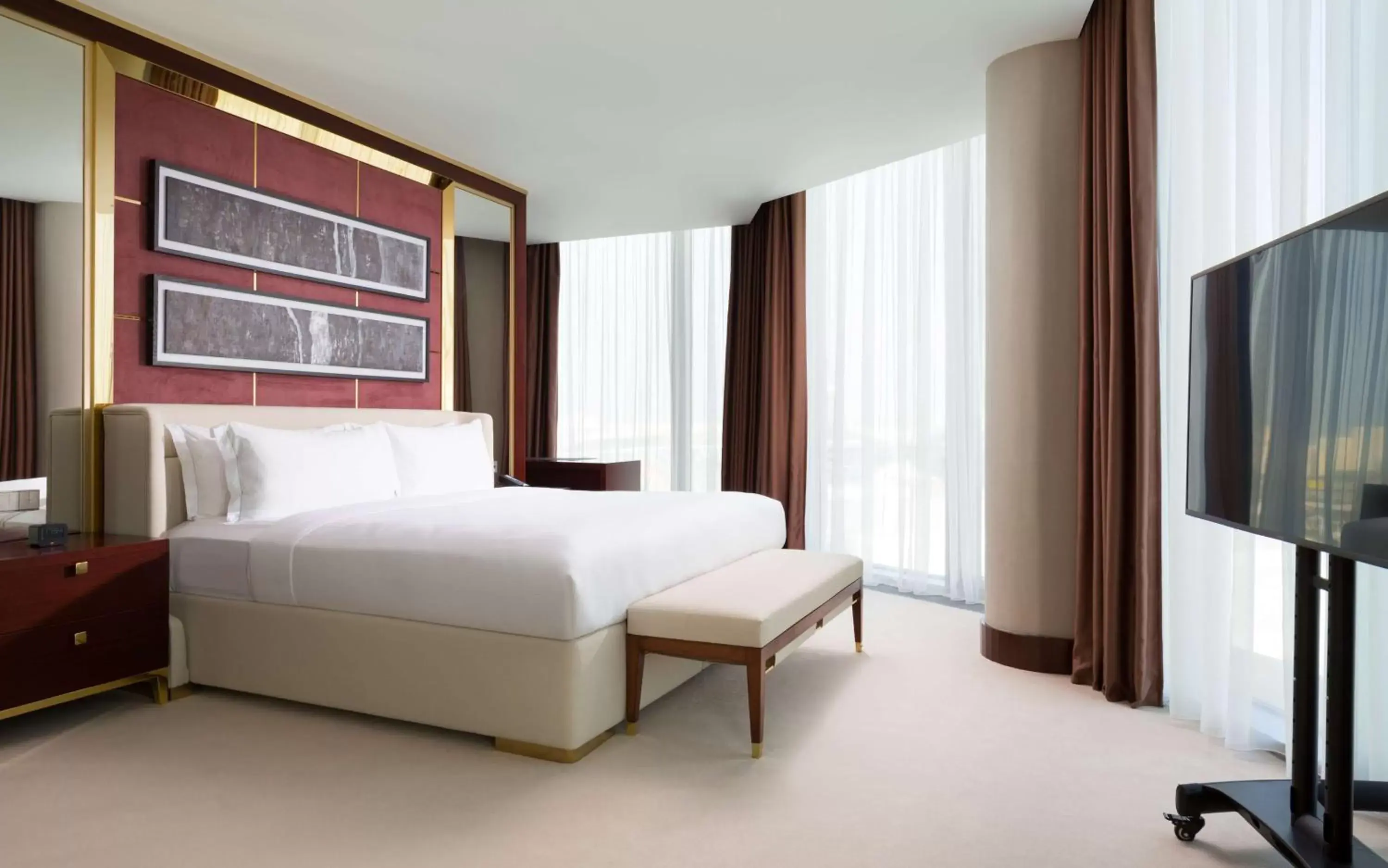 Bedroom, Bed in Hilton Astana