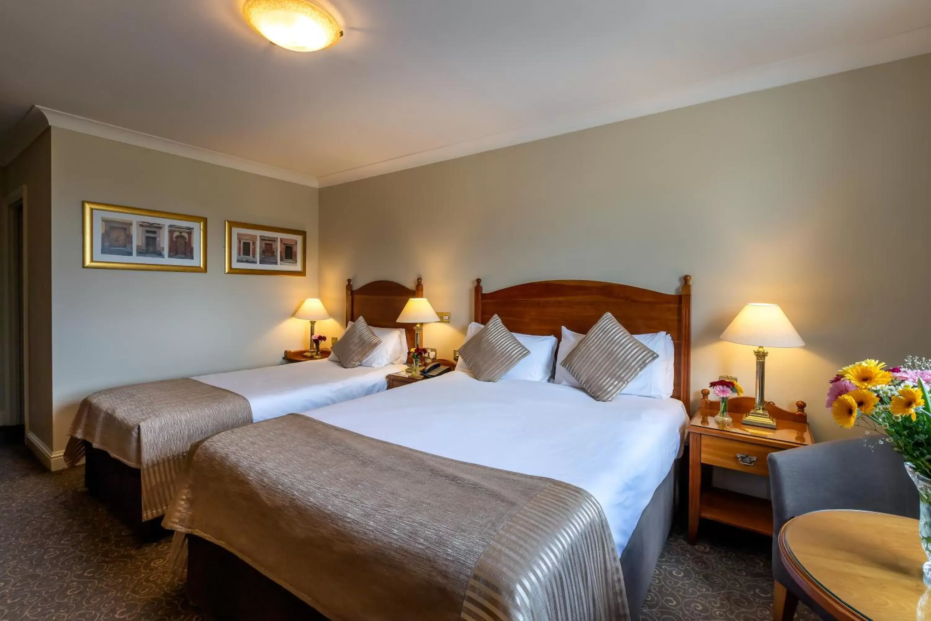 Bed in The Newgrange Hotel