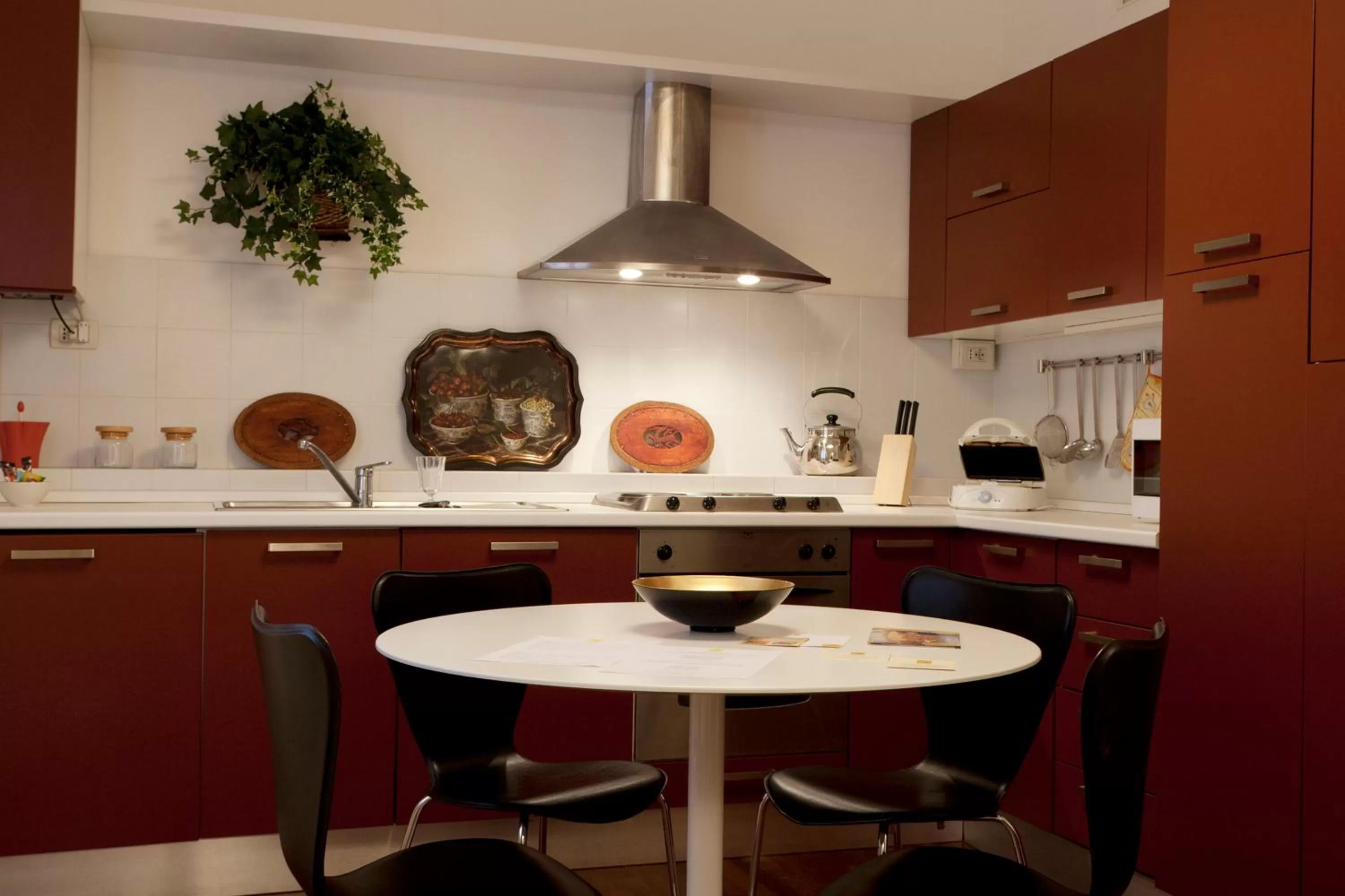 Kitchen or kitchenette in Exclusive Aparthotel La Reunion