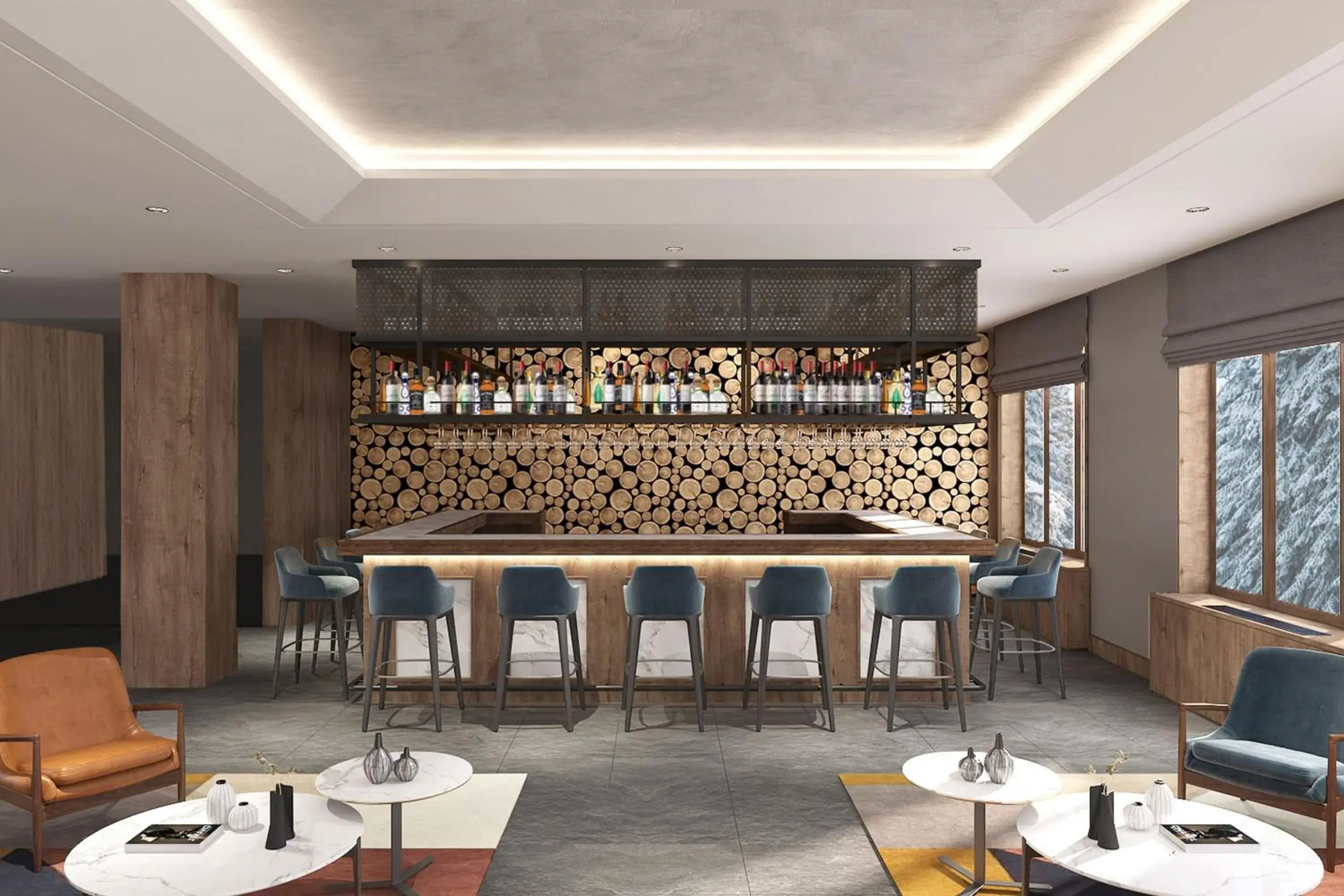 Lobby or reception, Lounge/Bar in Strazhite Hotel - Half Board