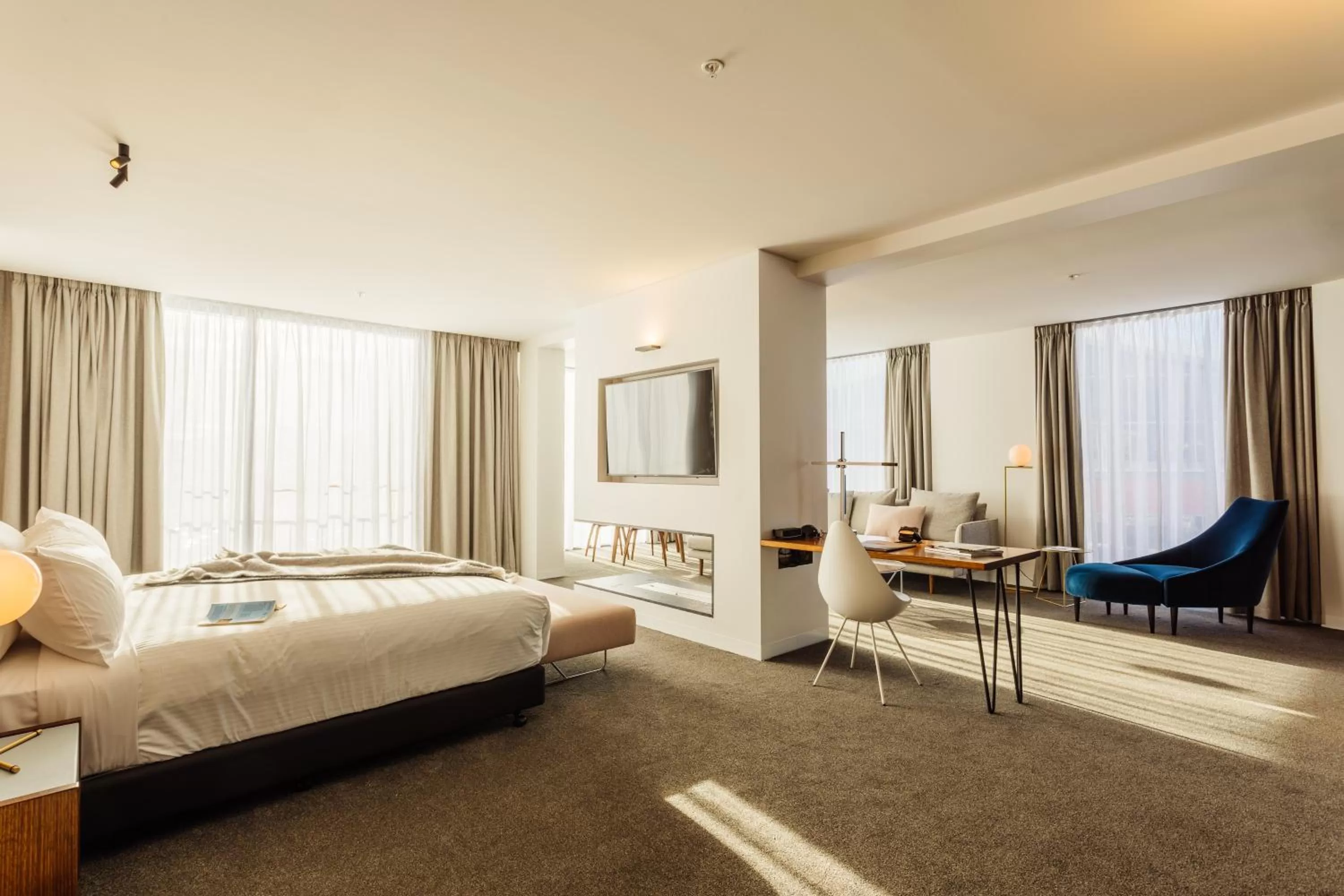 Patio, Bed in MACq 01 Hotel