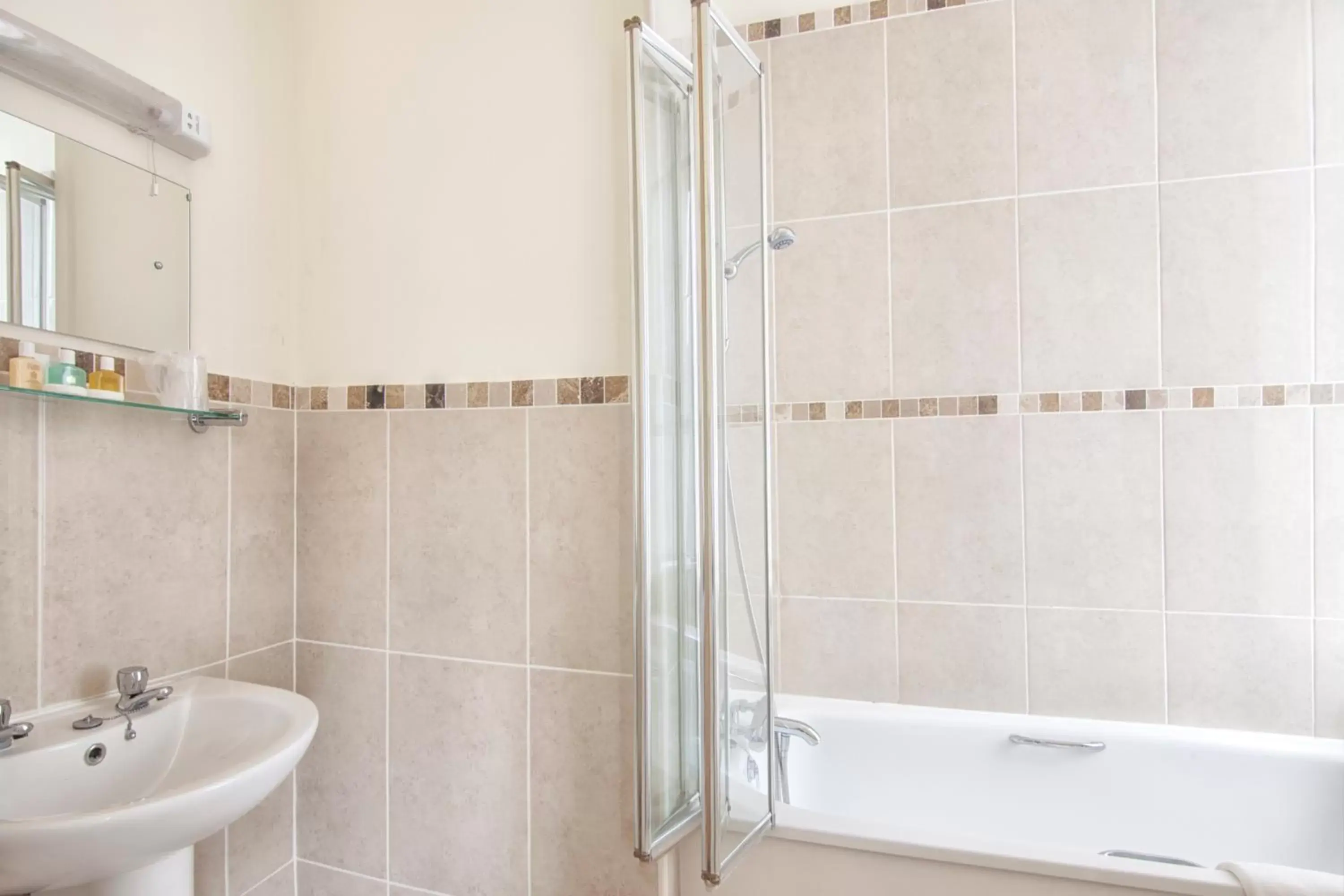 Bathroom in Luccombe Hall Hotel