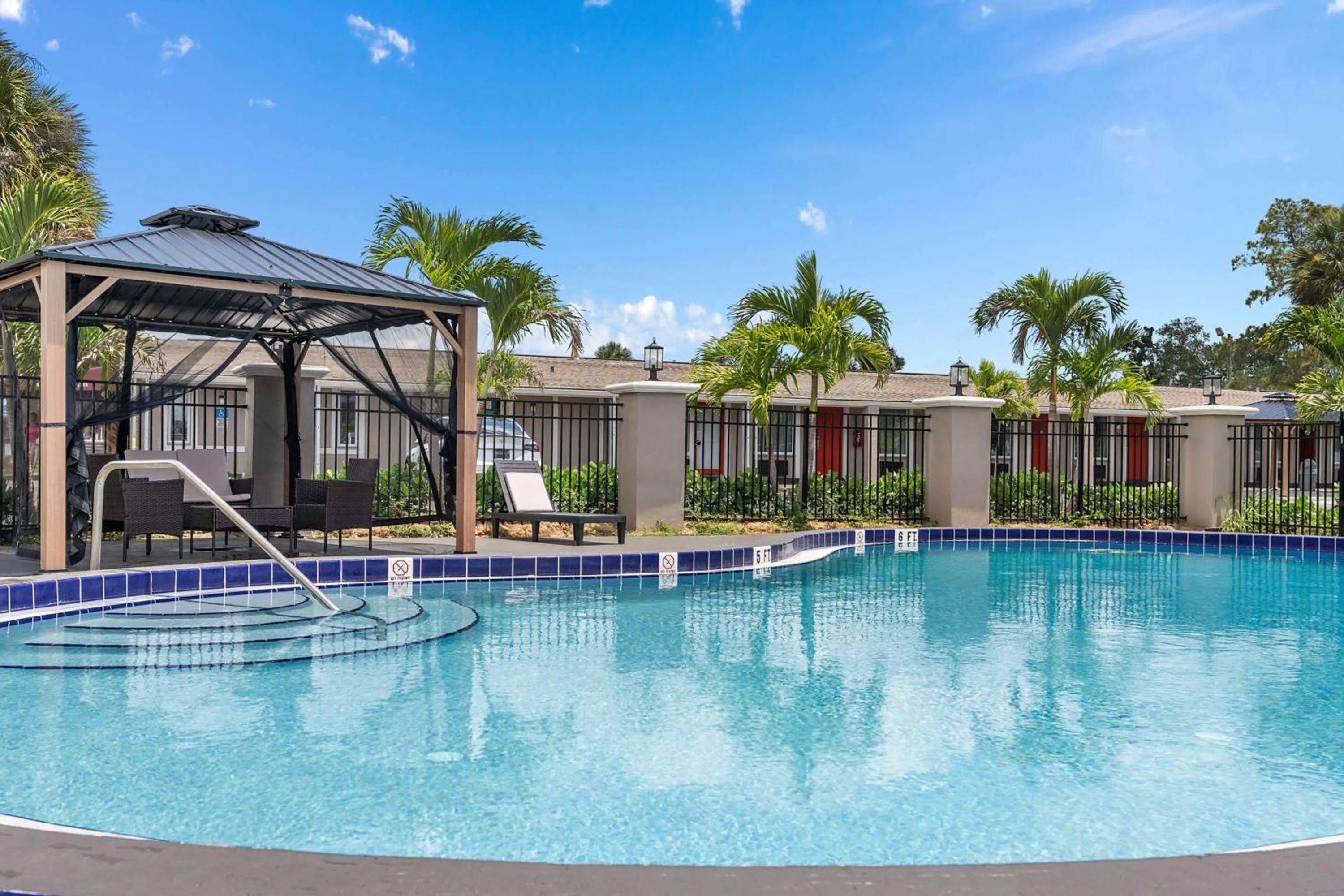 Pool view in Super 8 by Wyndham Kissimmee-Orlando