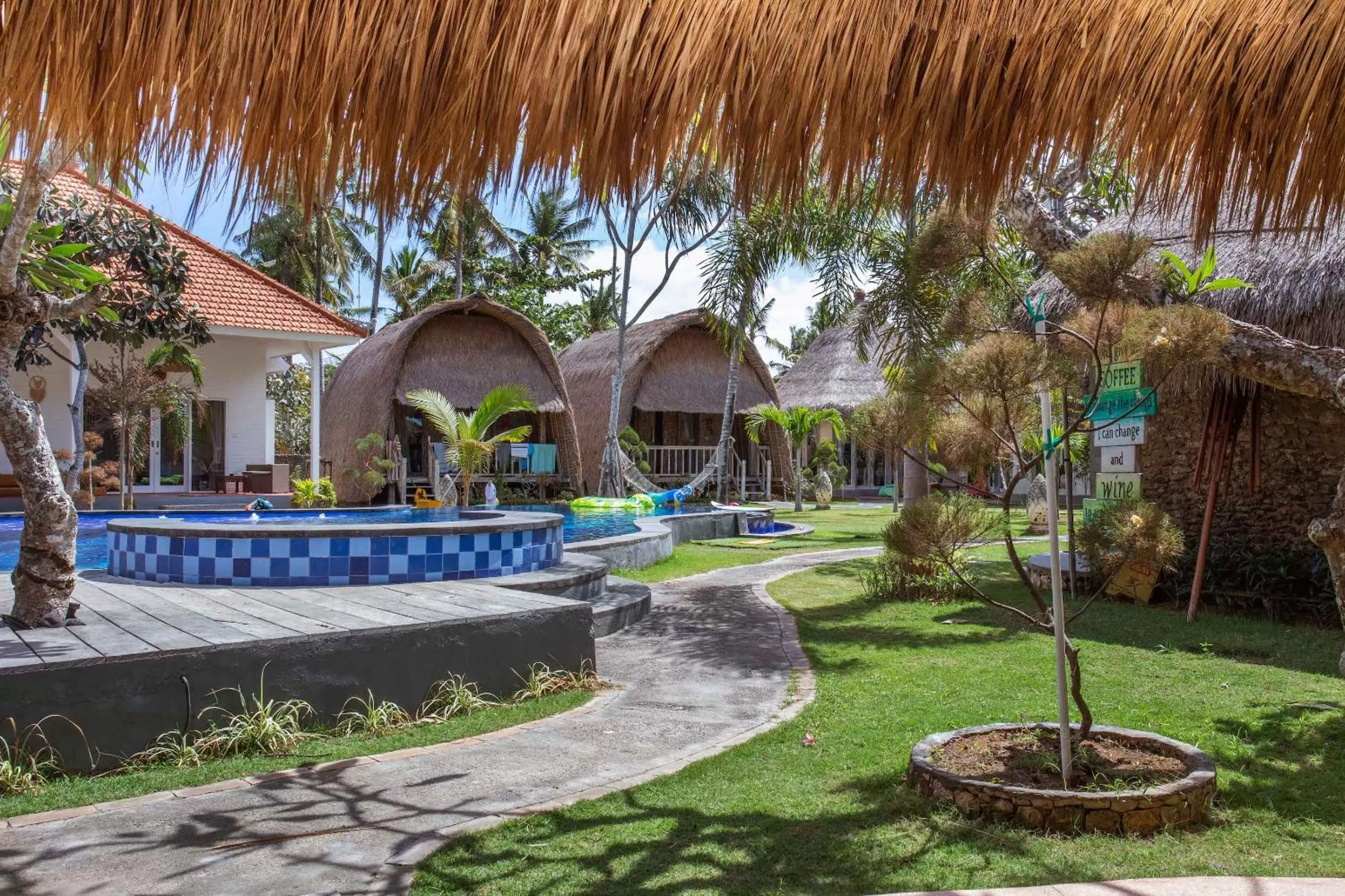 Balcony/Terrace in Sanghyang Bay Villas