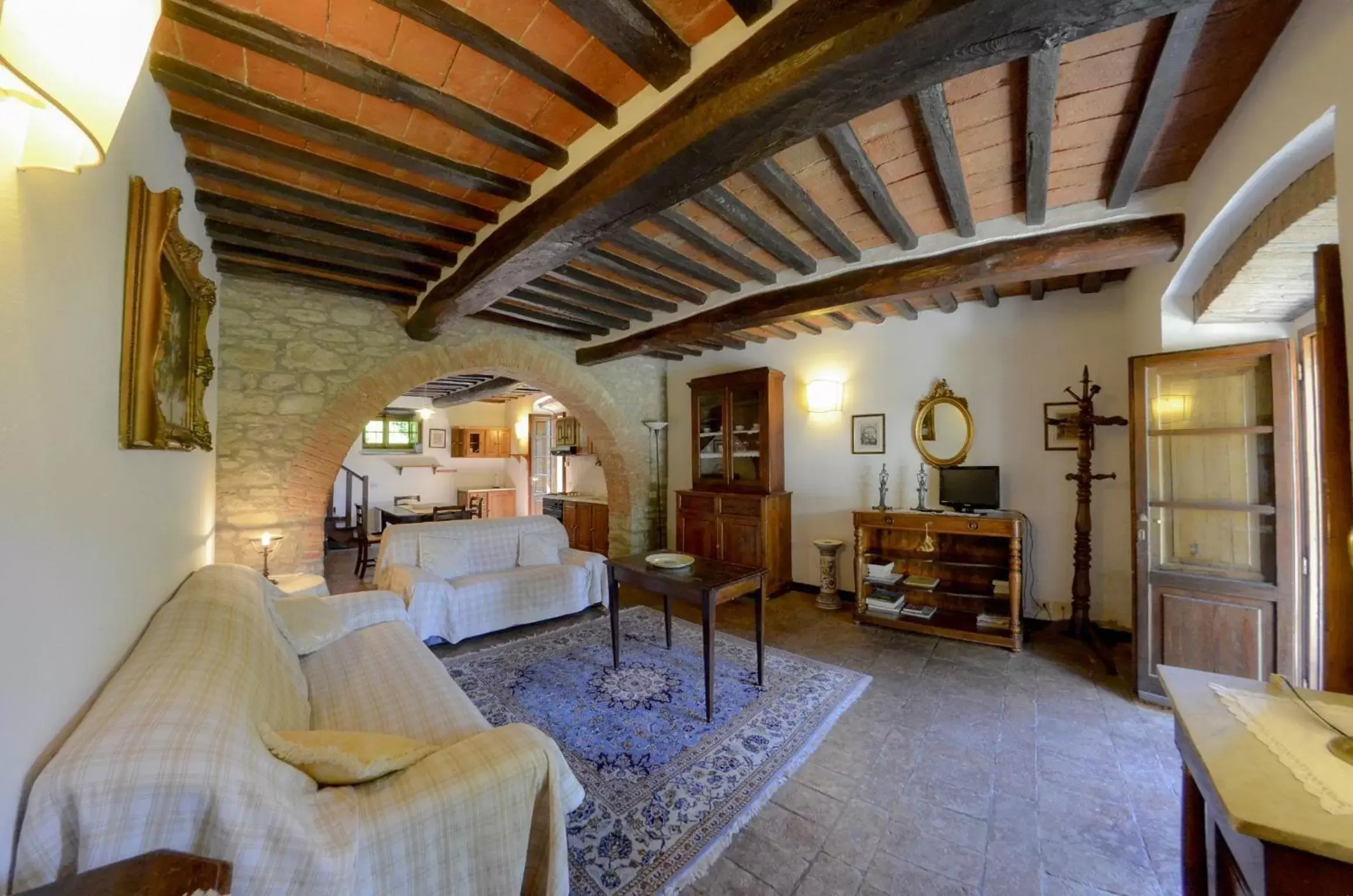 Living room, Seating Area in Residence Il Casale