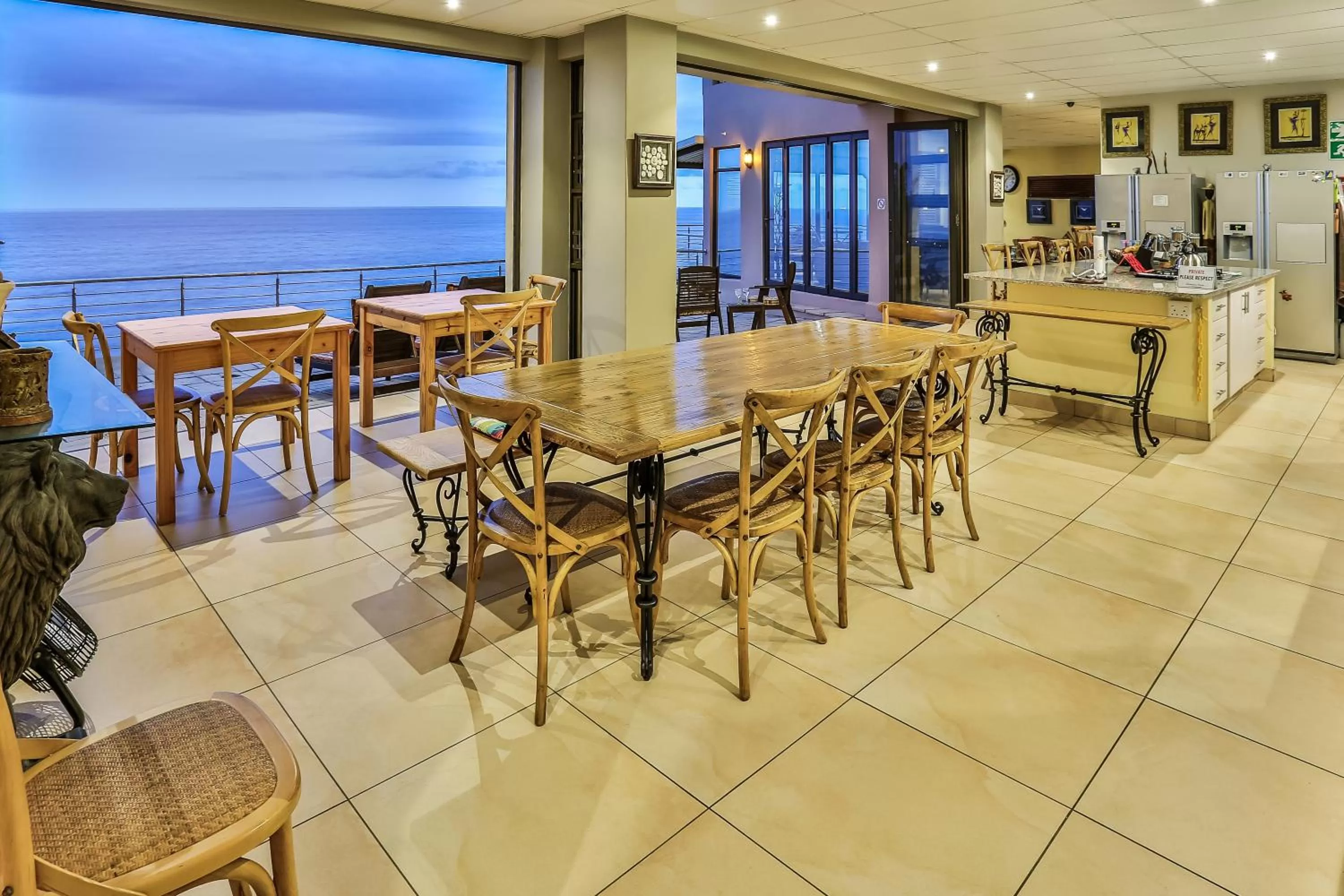 Patio, Restaurant/Places to Eat in Zimbali View Eco Guesthouse