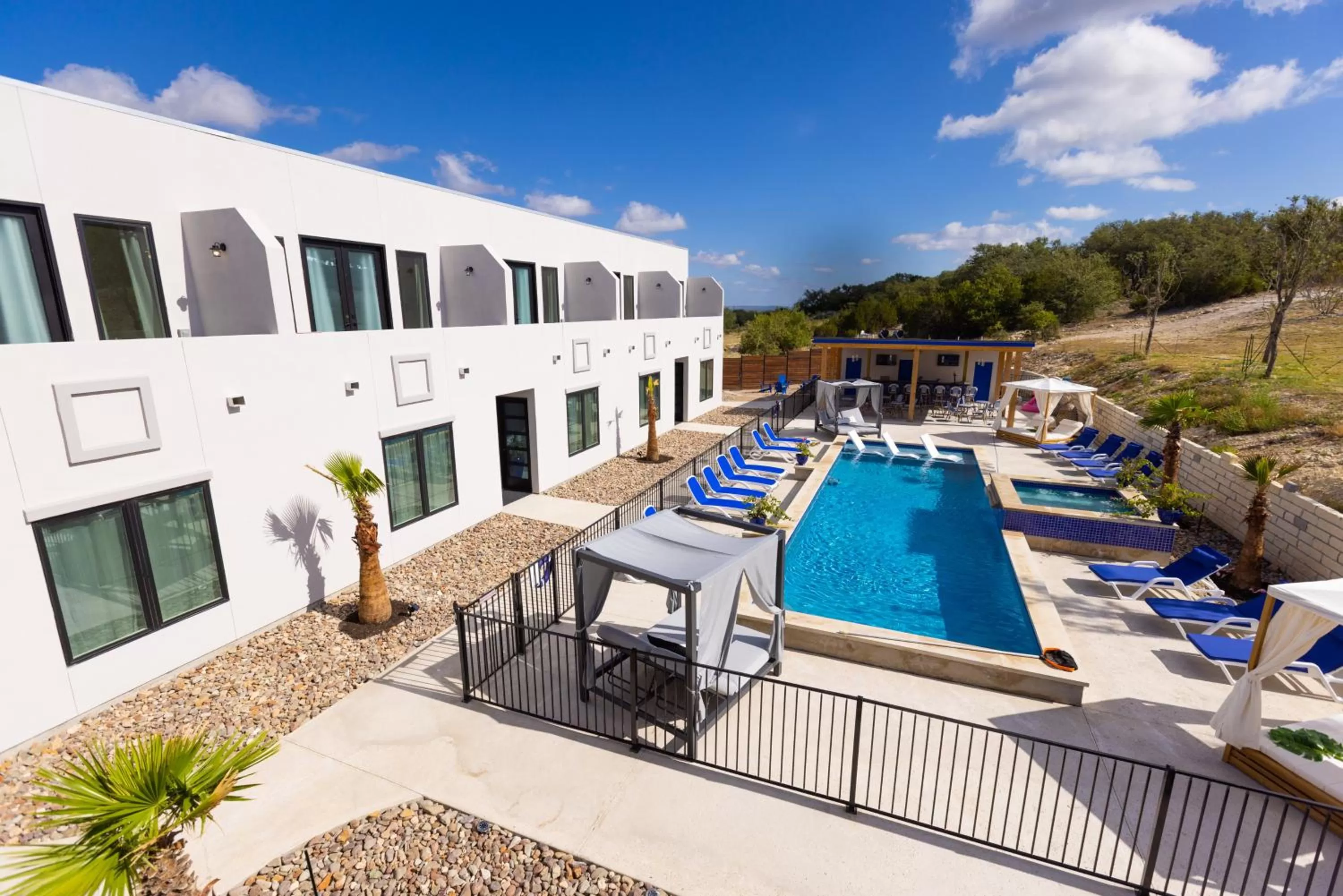 Pool view in The Bentley Hotel on 290