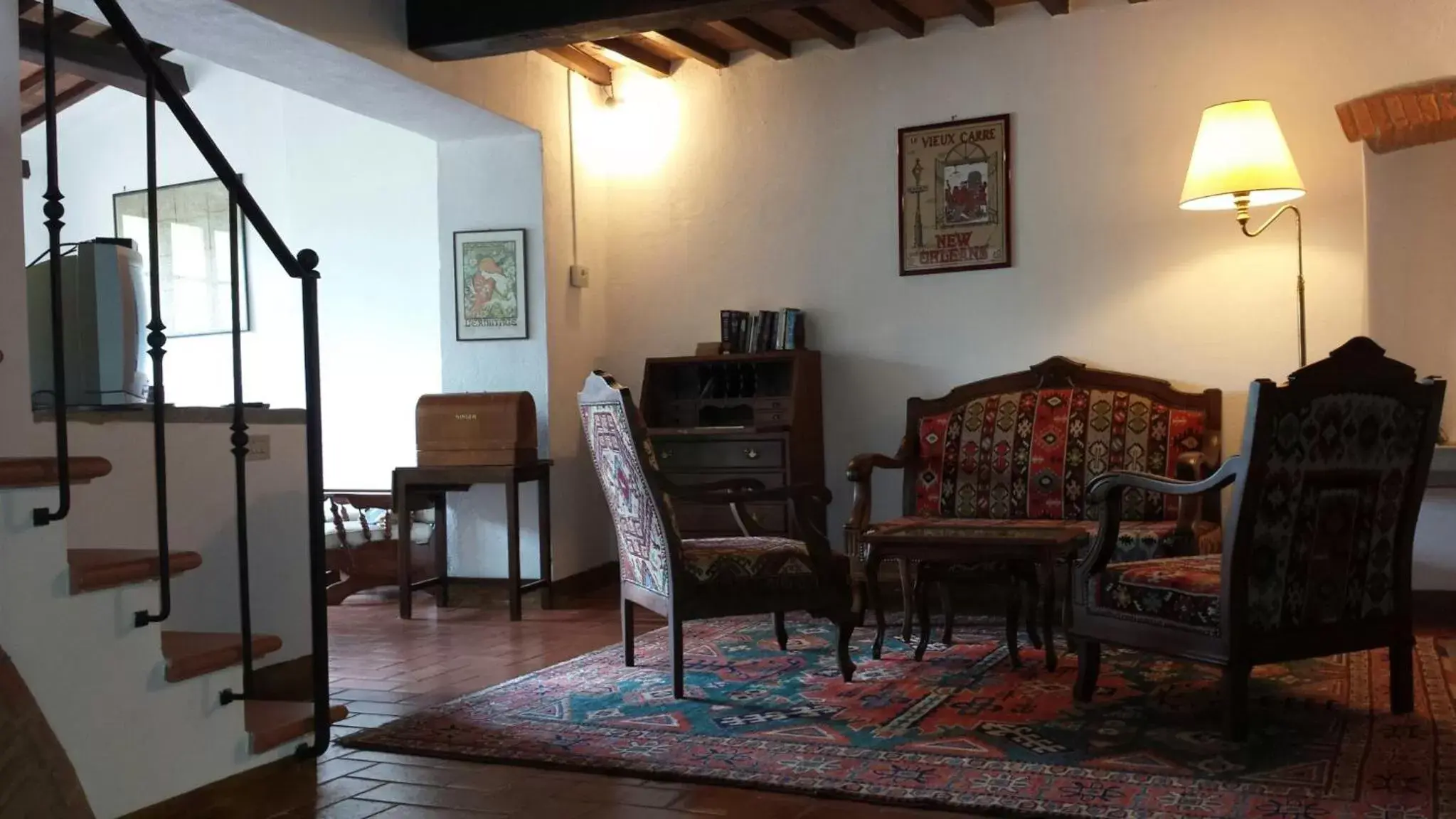 TV and multimedia, Dining Area in Villa La Nussa